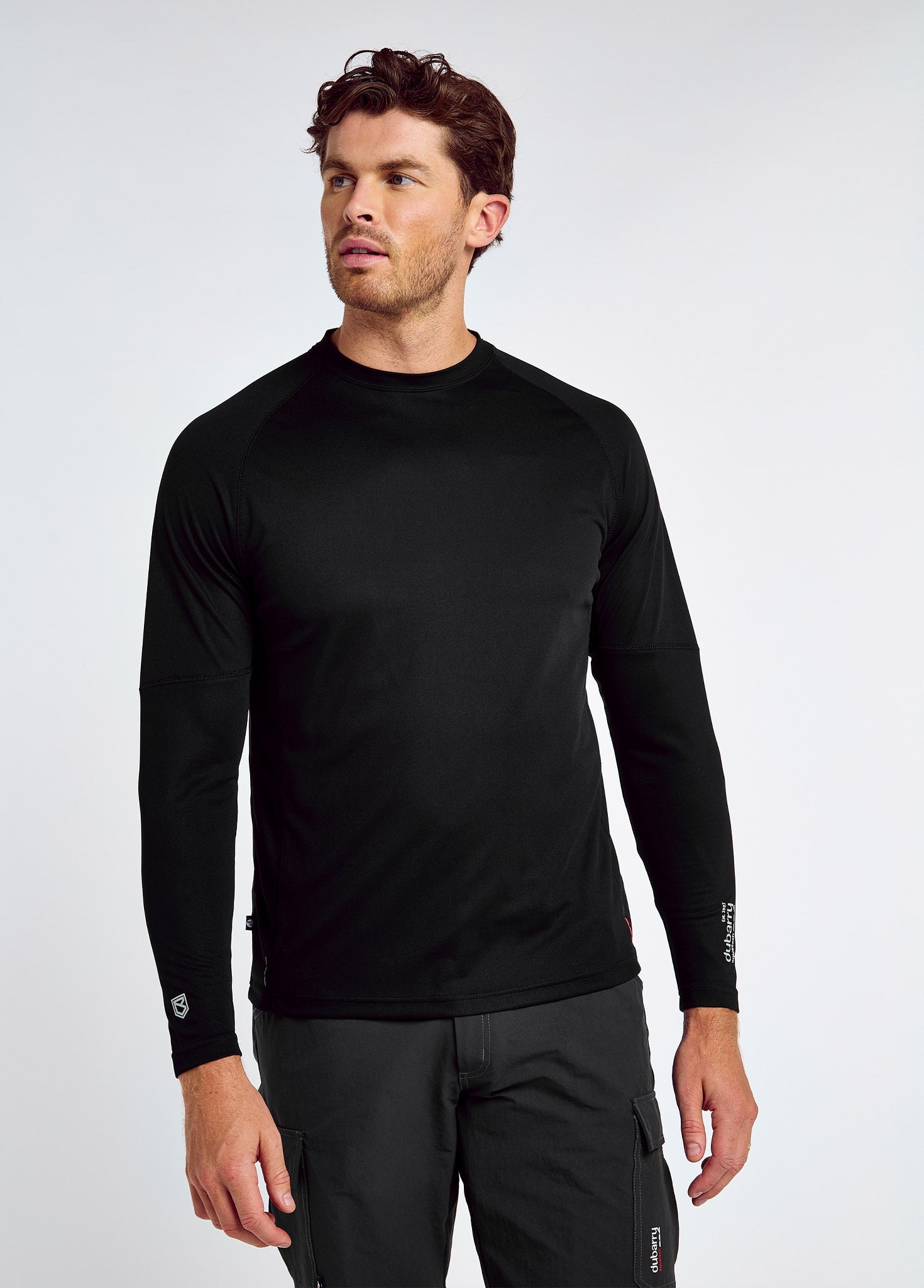 Ancona Langarmshirt Herren  - Black
