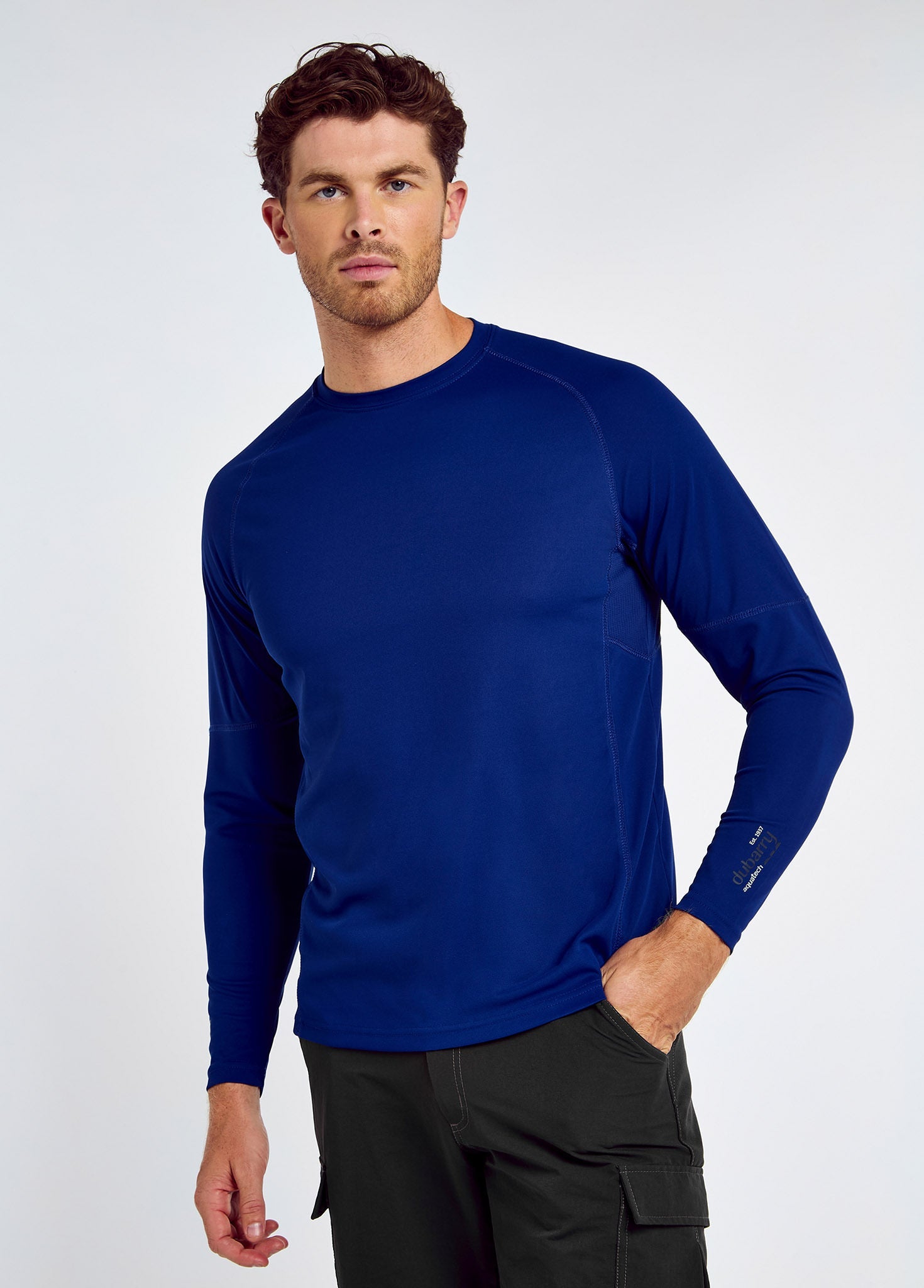 Ancona Langarmshirt Herren - Ultramarine