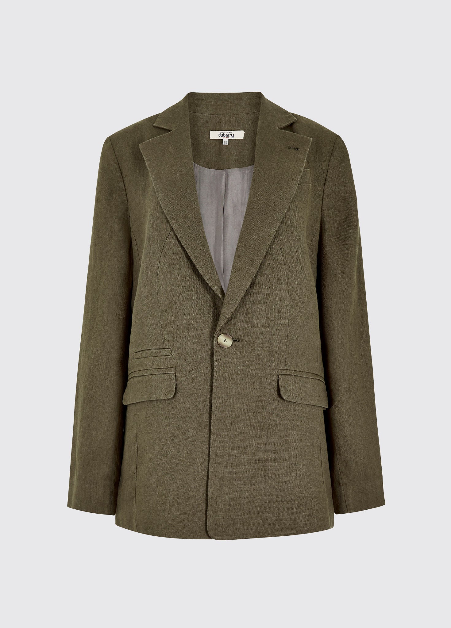Avonlea Leinen-Blazer - Khaki