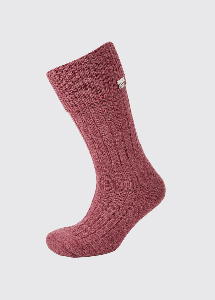 Alpaka knielange Socken - Clover