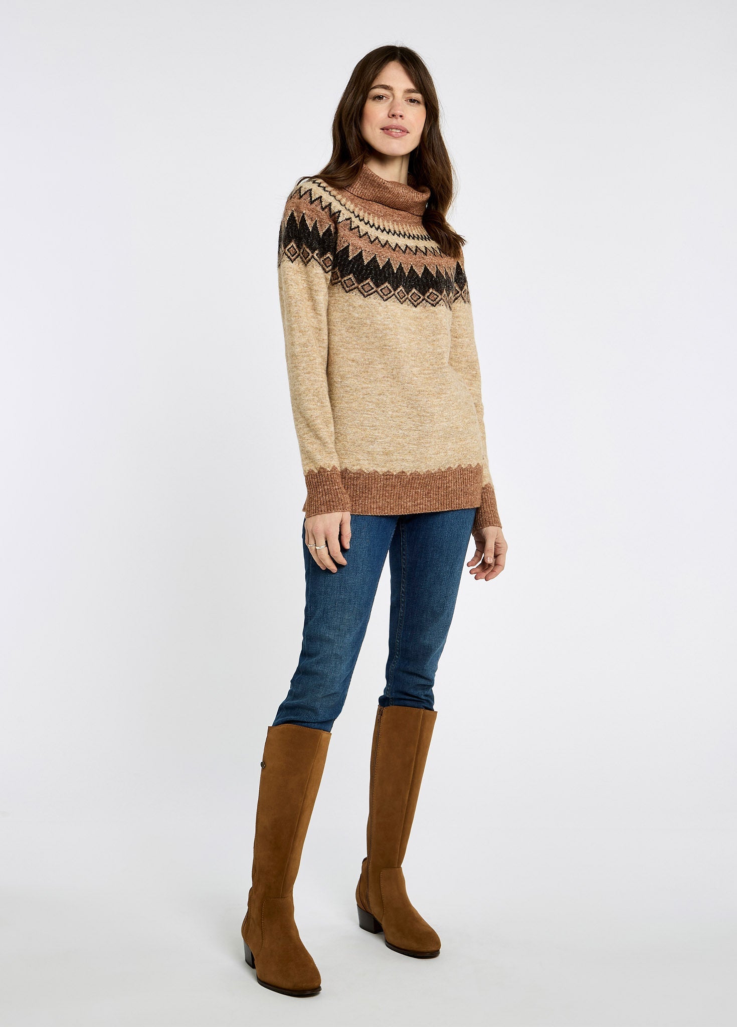 Devlin Pullover mit Rollkragen - Oat Multi