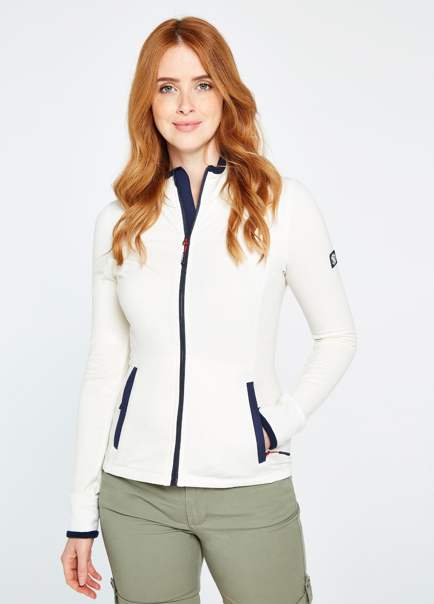 Berehaven Fleecejacke - White