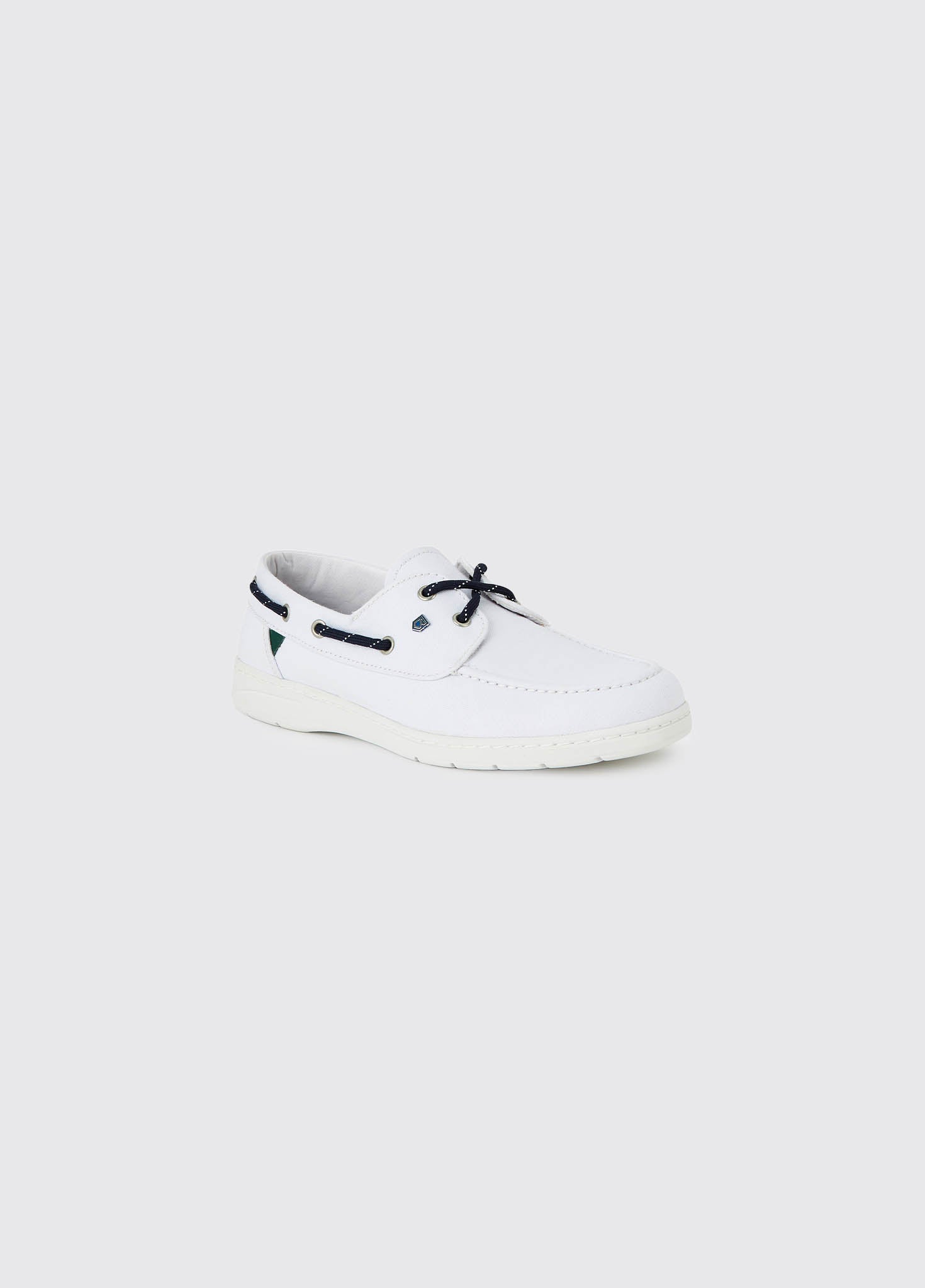 Biarritz Canvas Bootsschuh - White