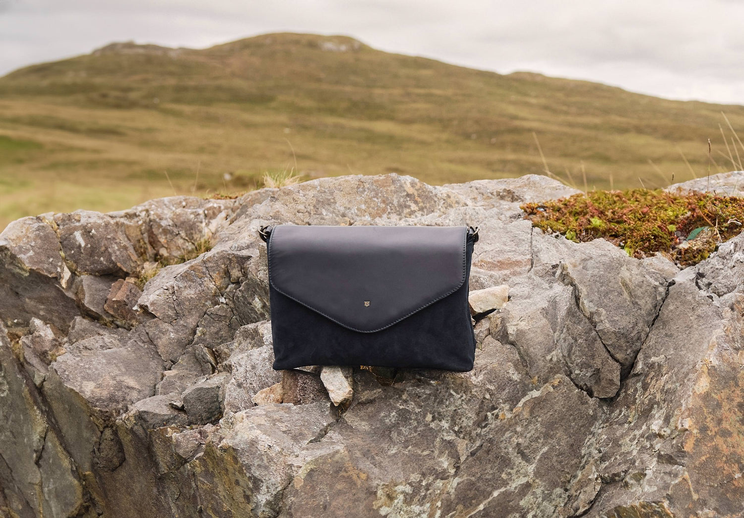 Christchurch Lederhandtasche - French Navy