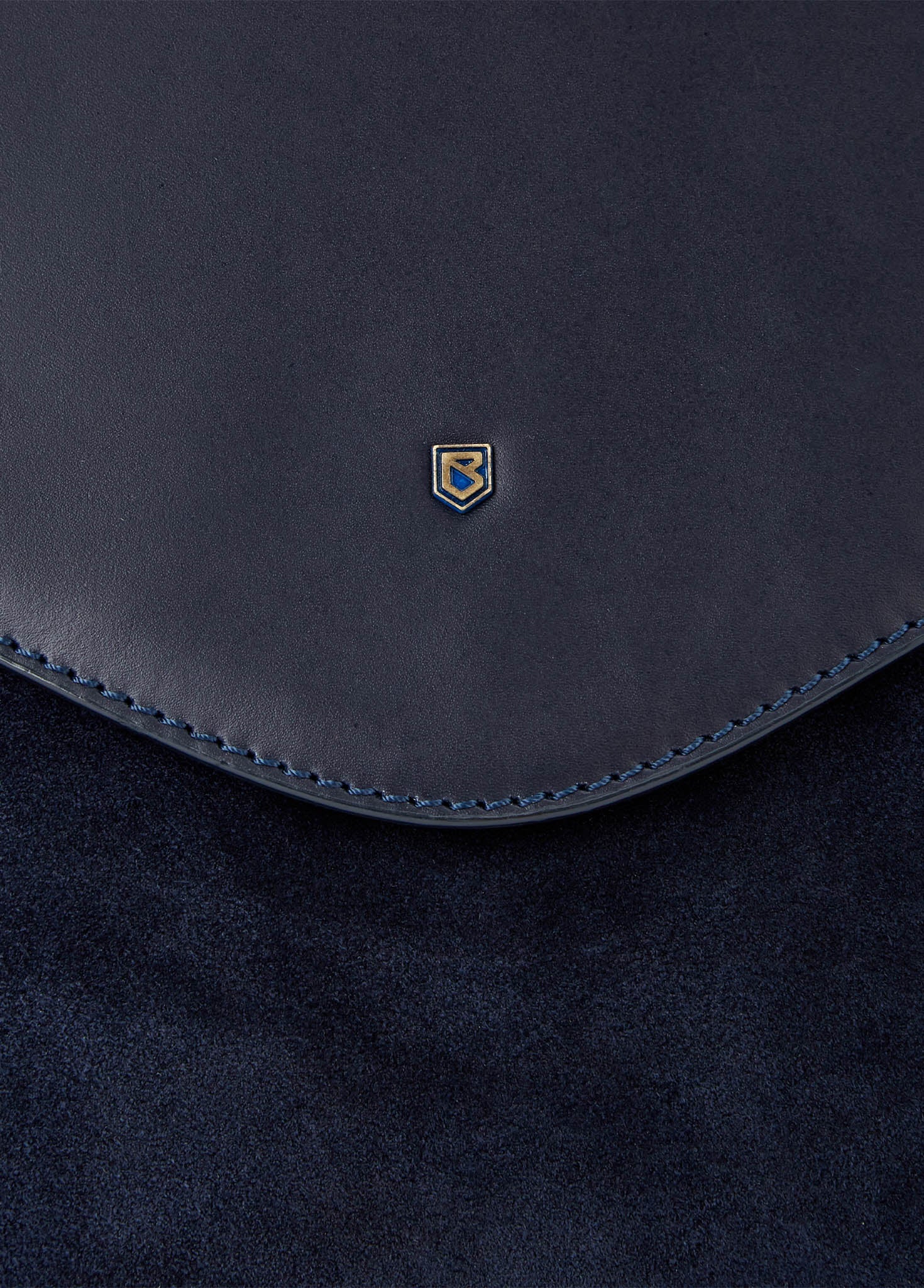 Christchurch Lederhandtasche - French Navy