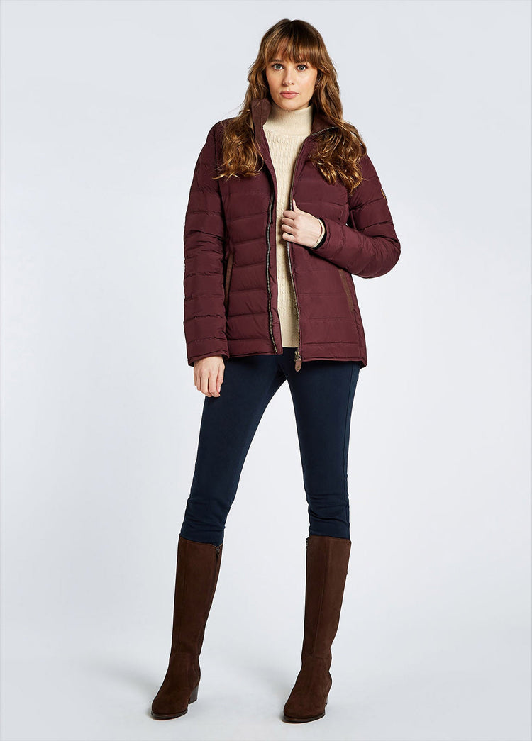 Ballinroe Wattierte Jacke - Currant