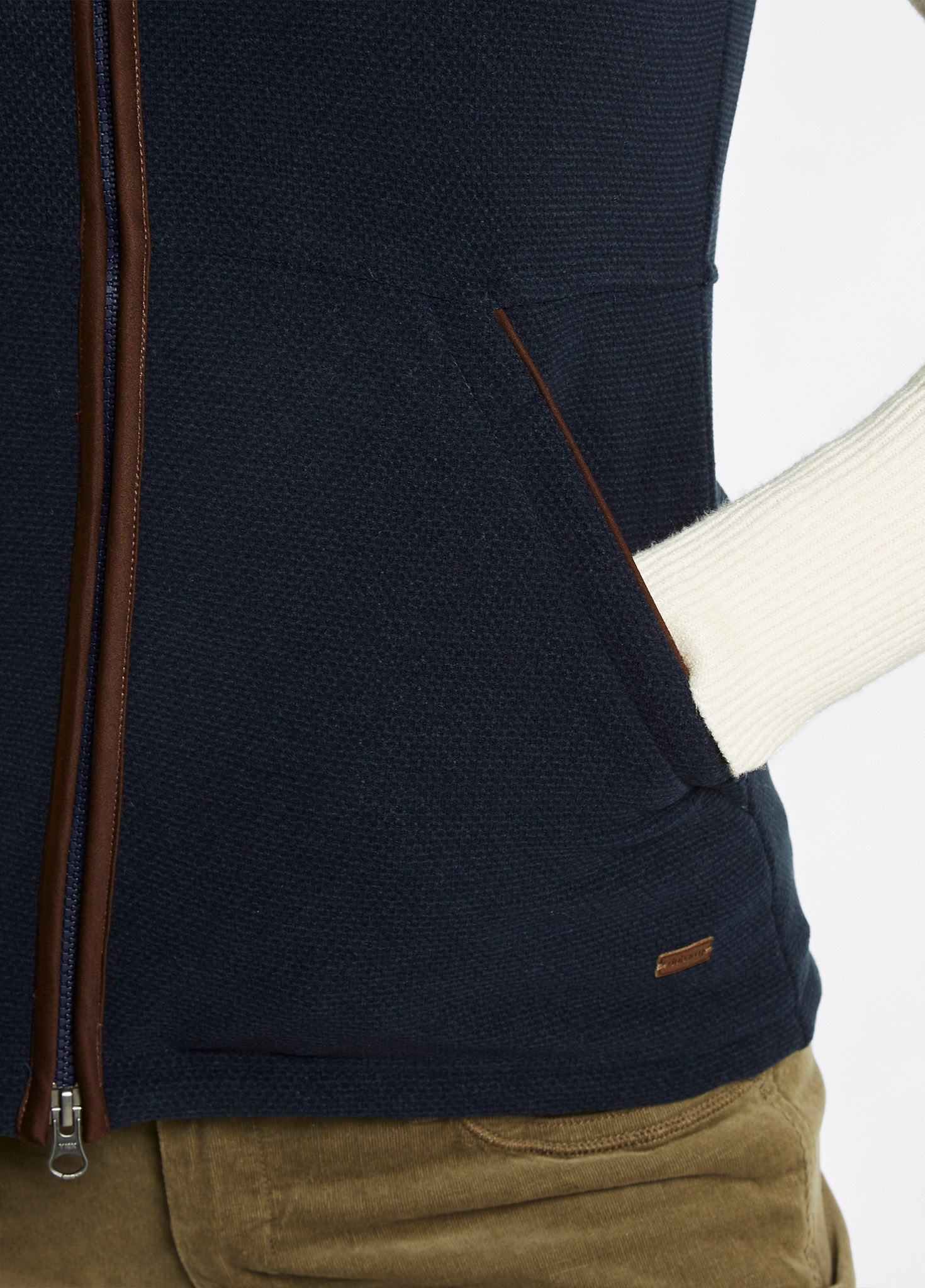 Carbury Fleeceweste - Navy