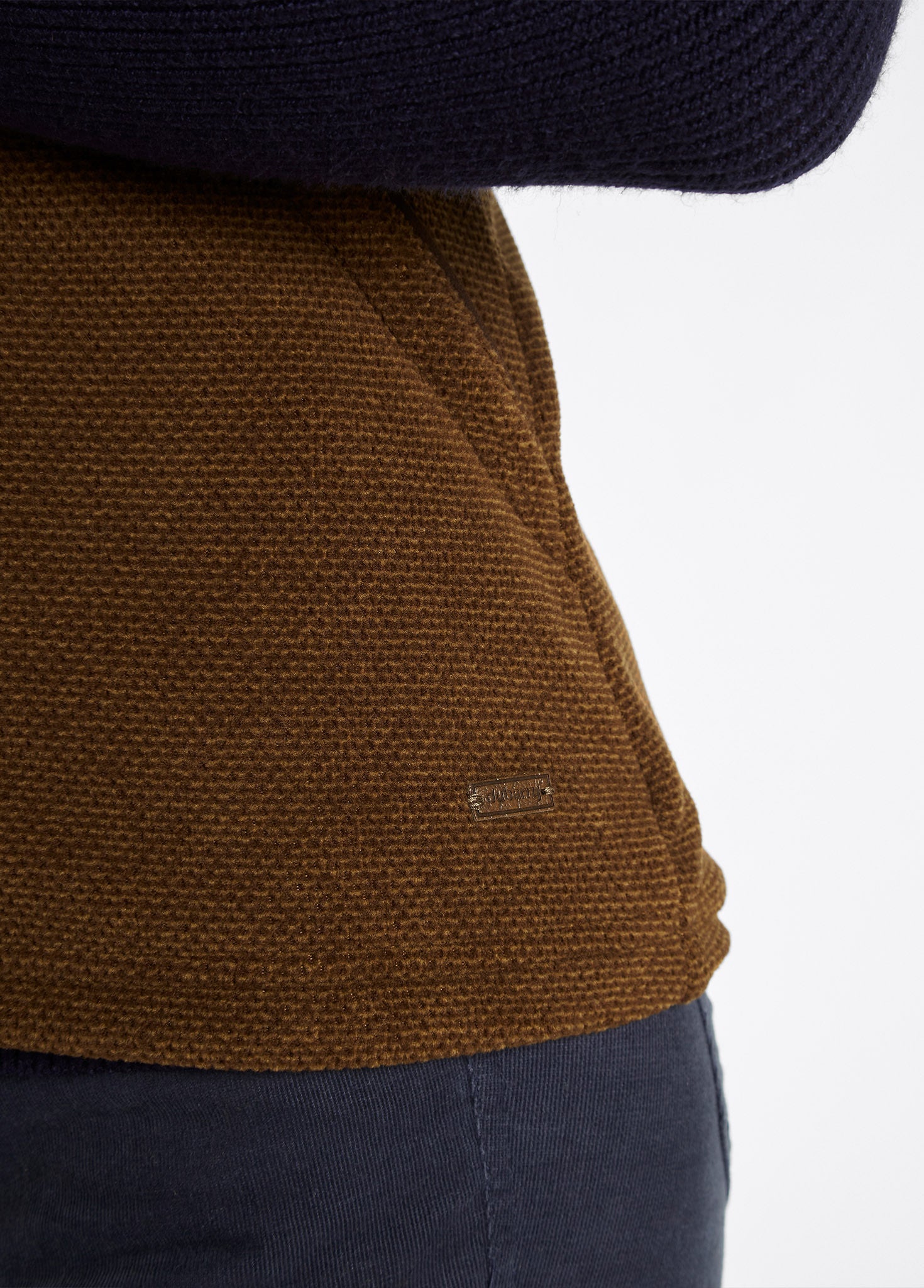Carbury Fleeceweste - Walnut