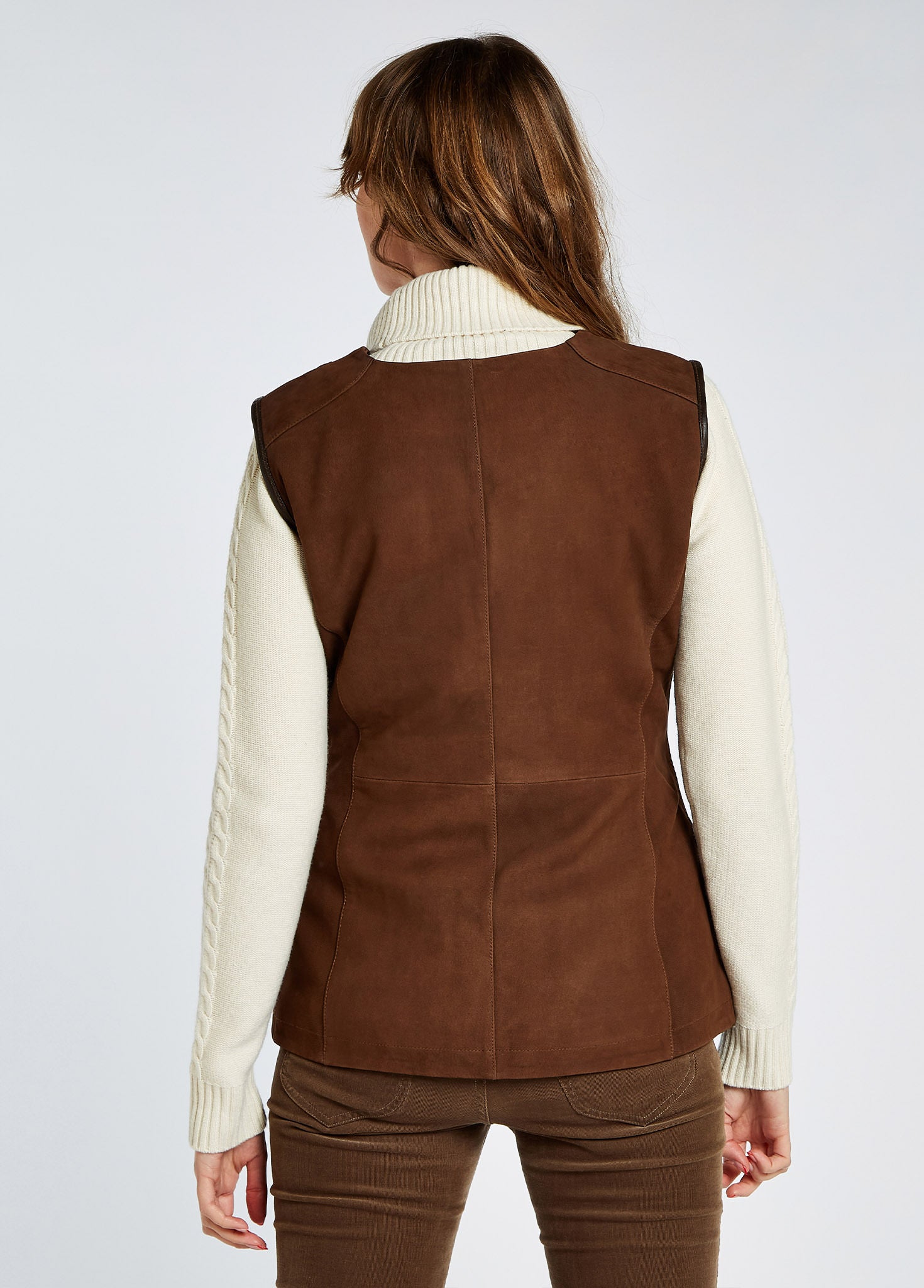 Allendale Lederweste - Walnut
