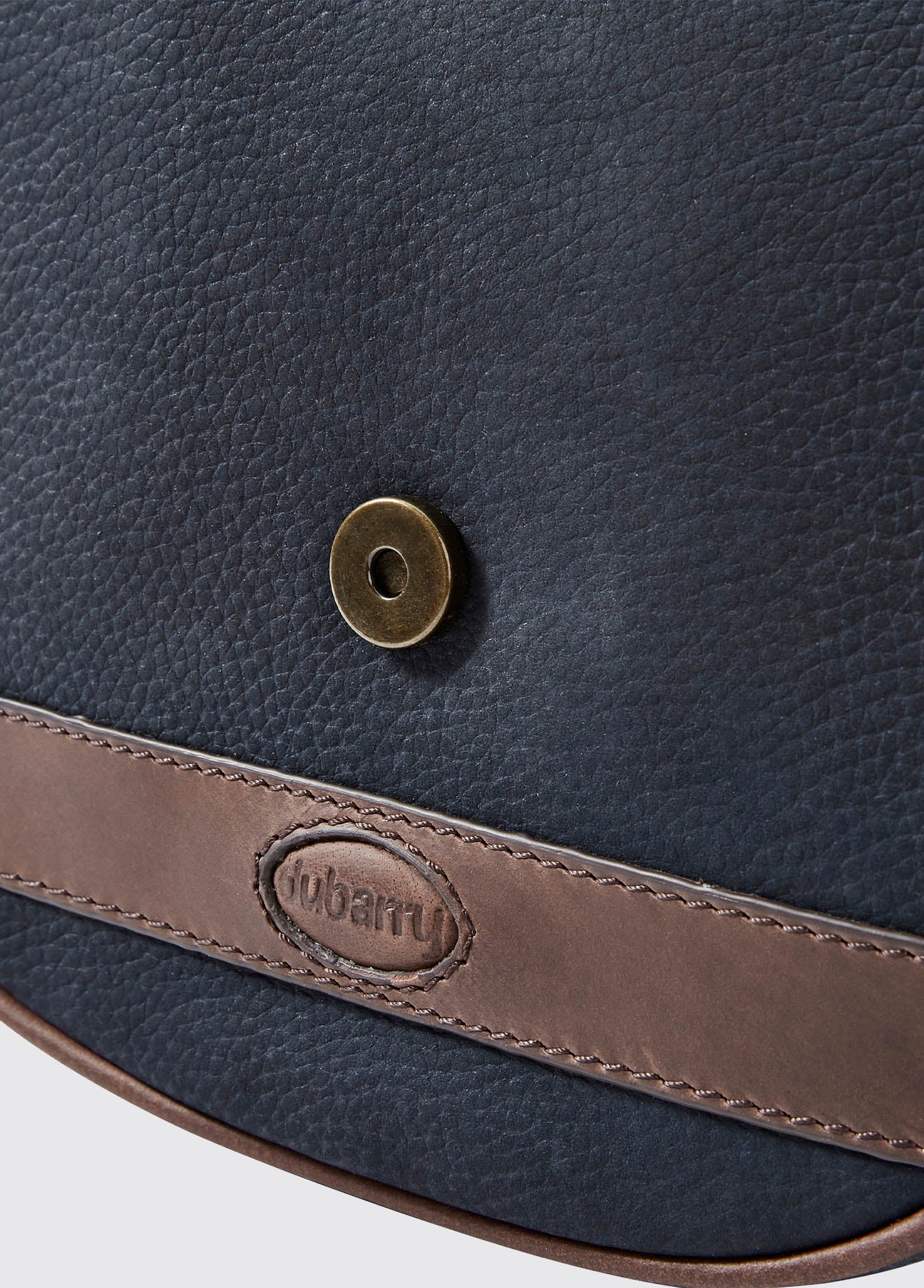 Clara Satteltasche - Navy/Brown