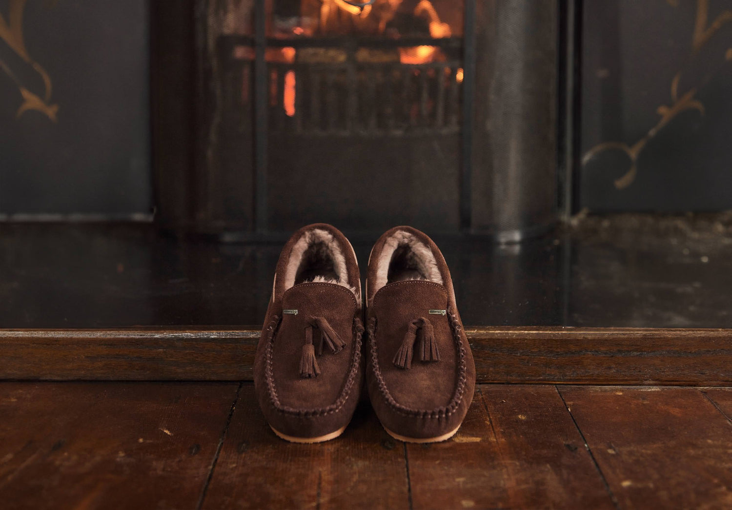 Rosslare Damen Hausschuhe - Cigar