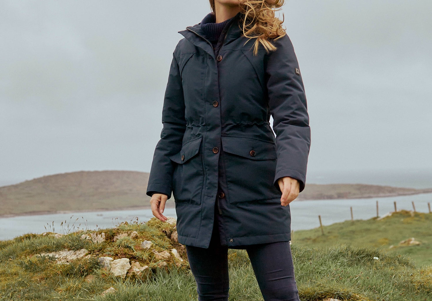 Sandford Daunenparka - Navy