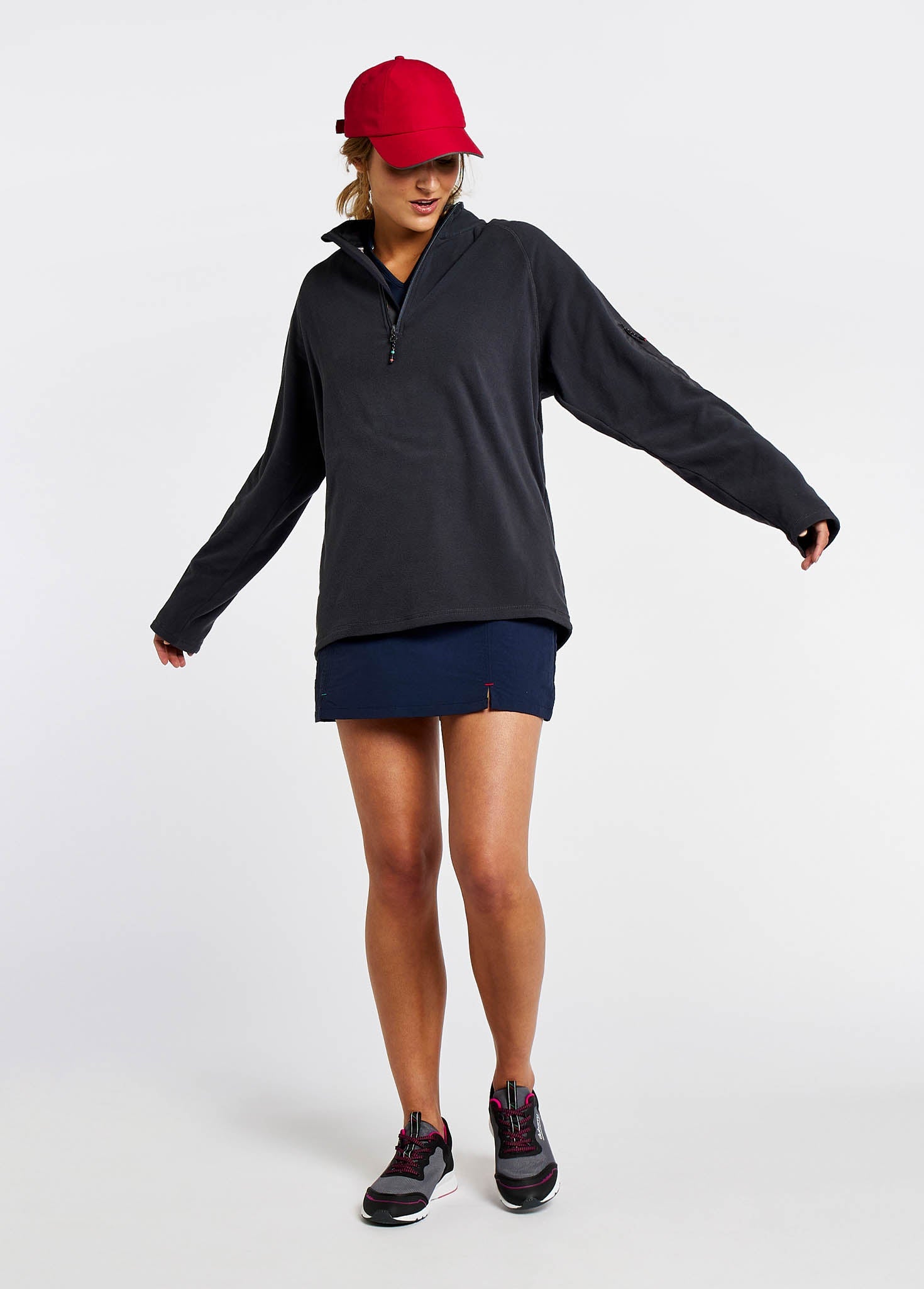 Valencia Damen Fleecepullover - Graphite