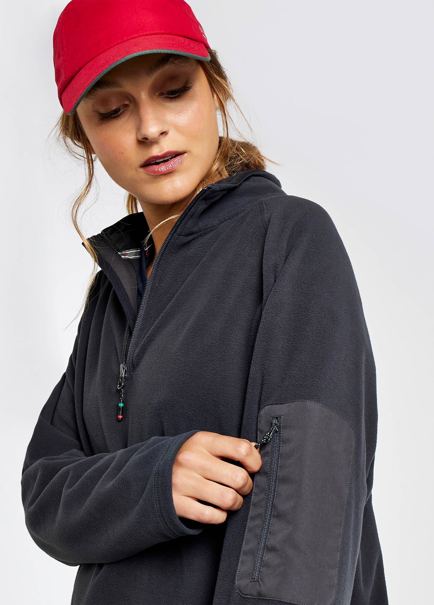 Valencia Damen Fleecepullover - Graphite