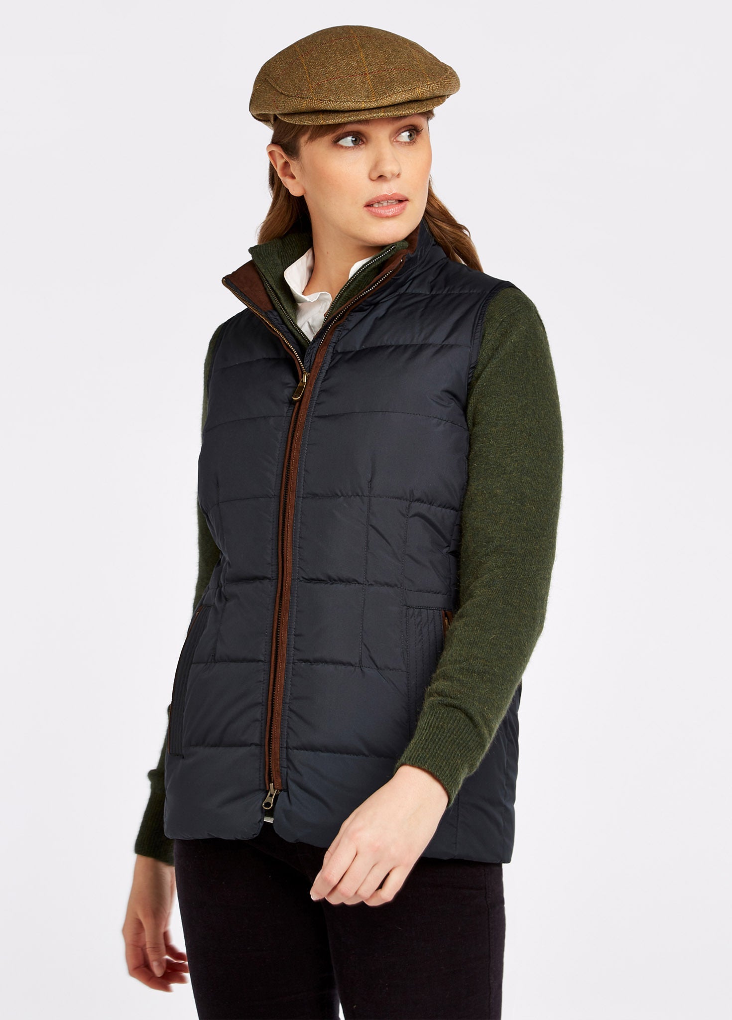 Spiddal Daunenweste - Navy Multi