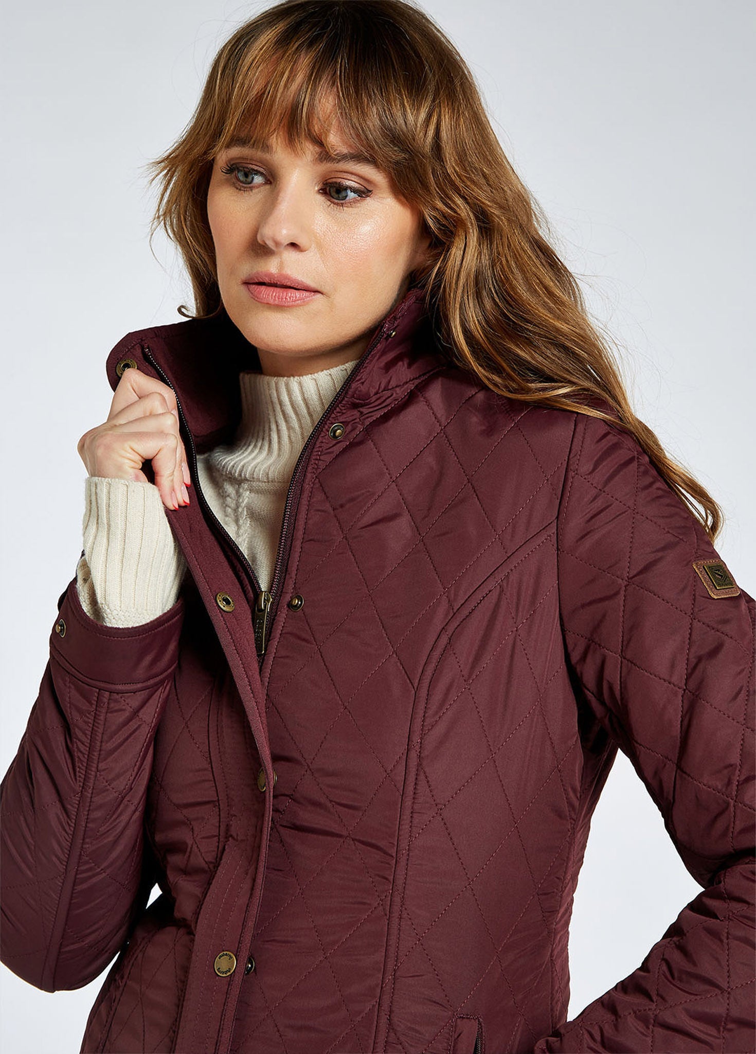 Camlodge Fleece gefütterte Damen-Steppjacke - Currant