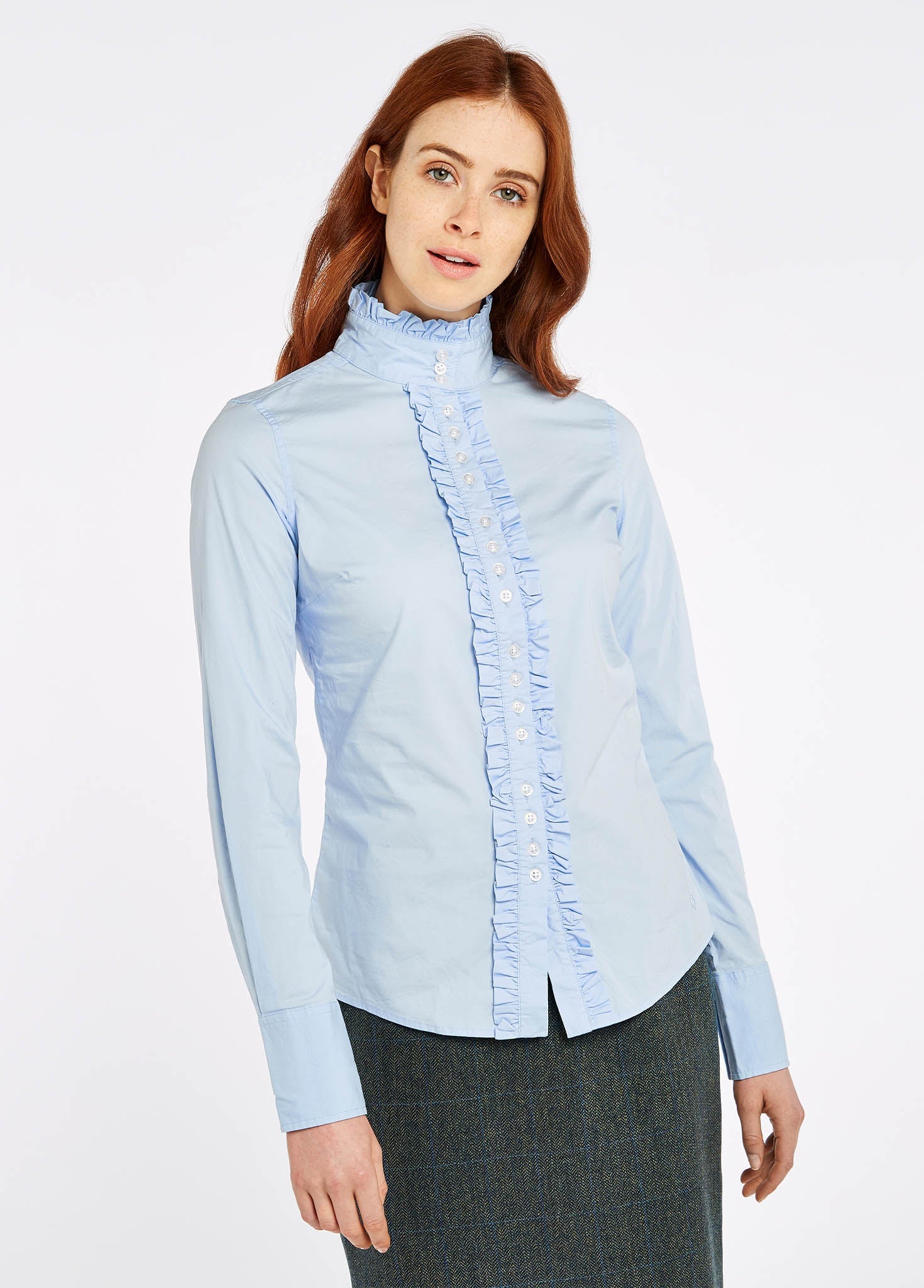 Chamomile Damenbluse - Pale Blue