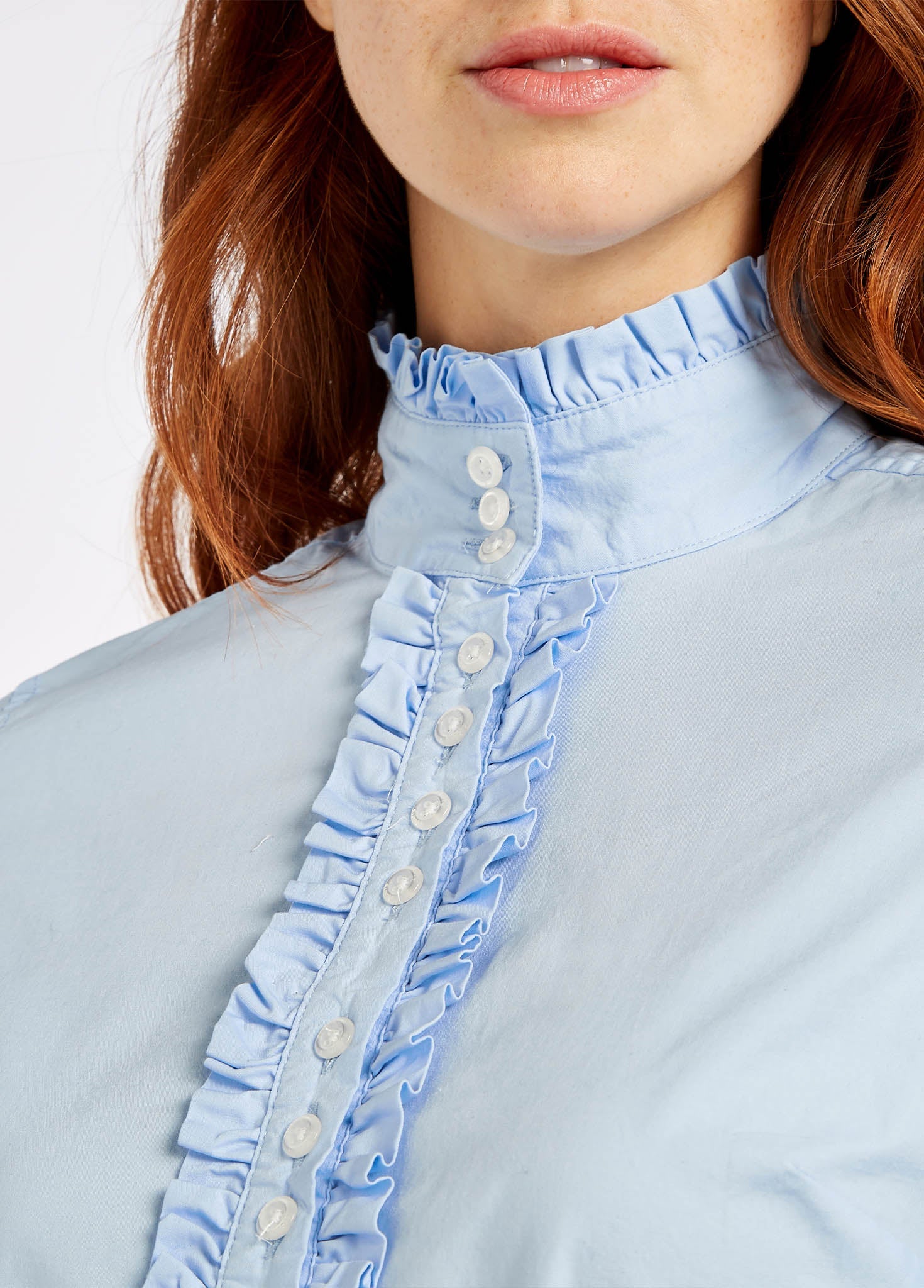 Chamomile Damenbluse - Pale Blue