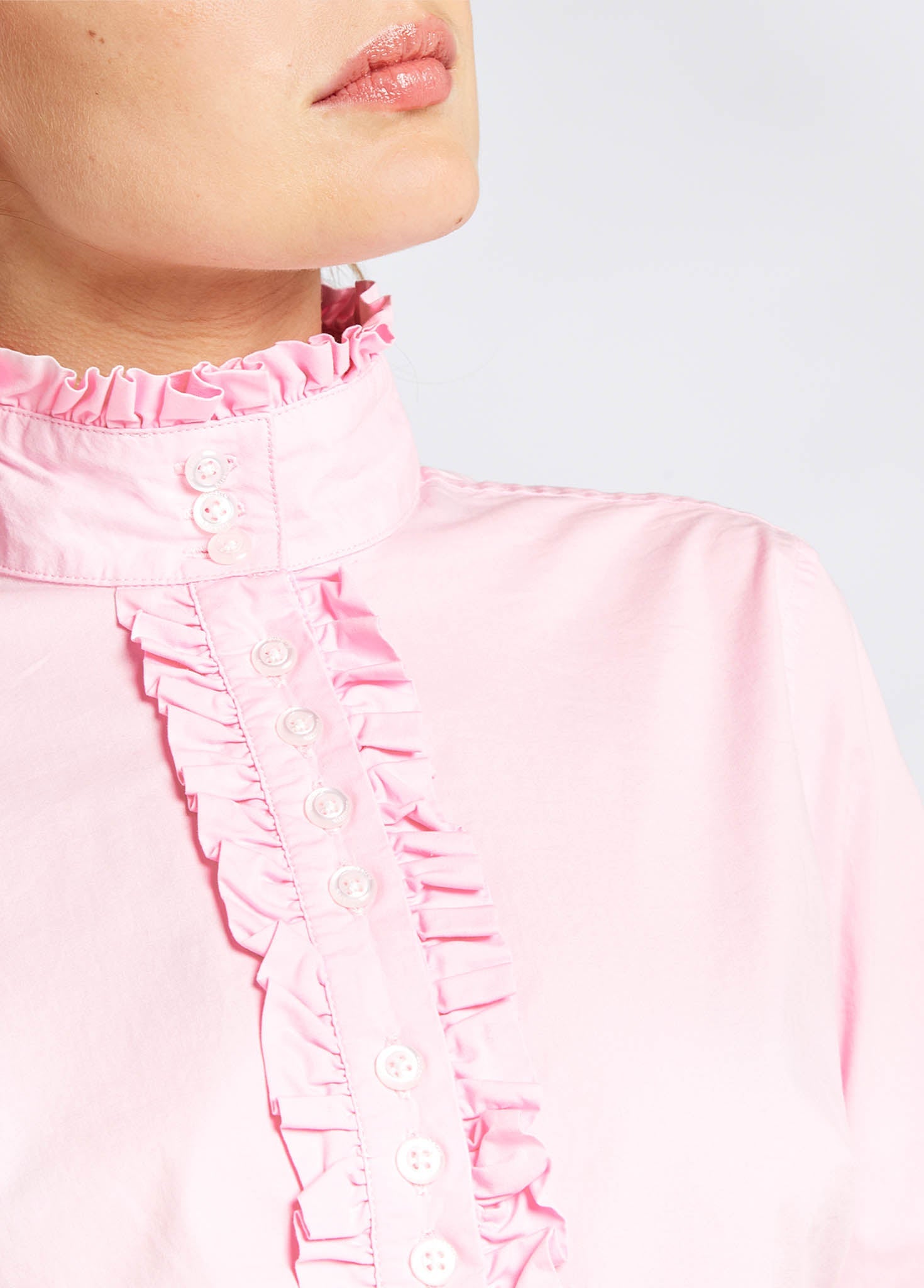 Chamomile Damenbluse - Pale Pink