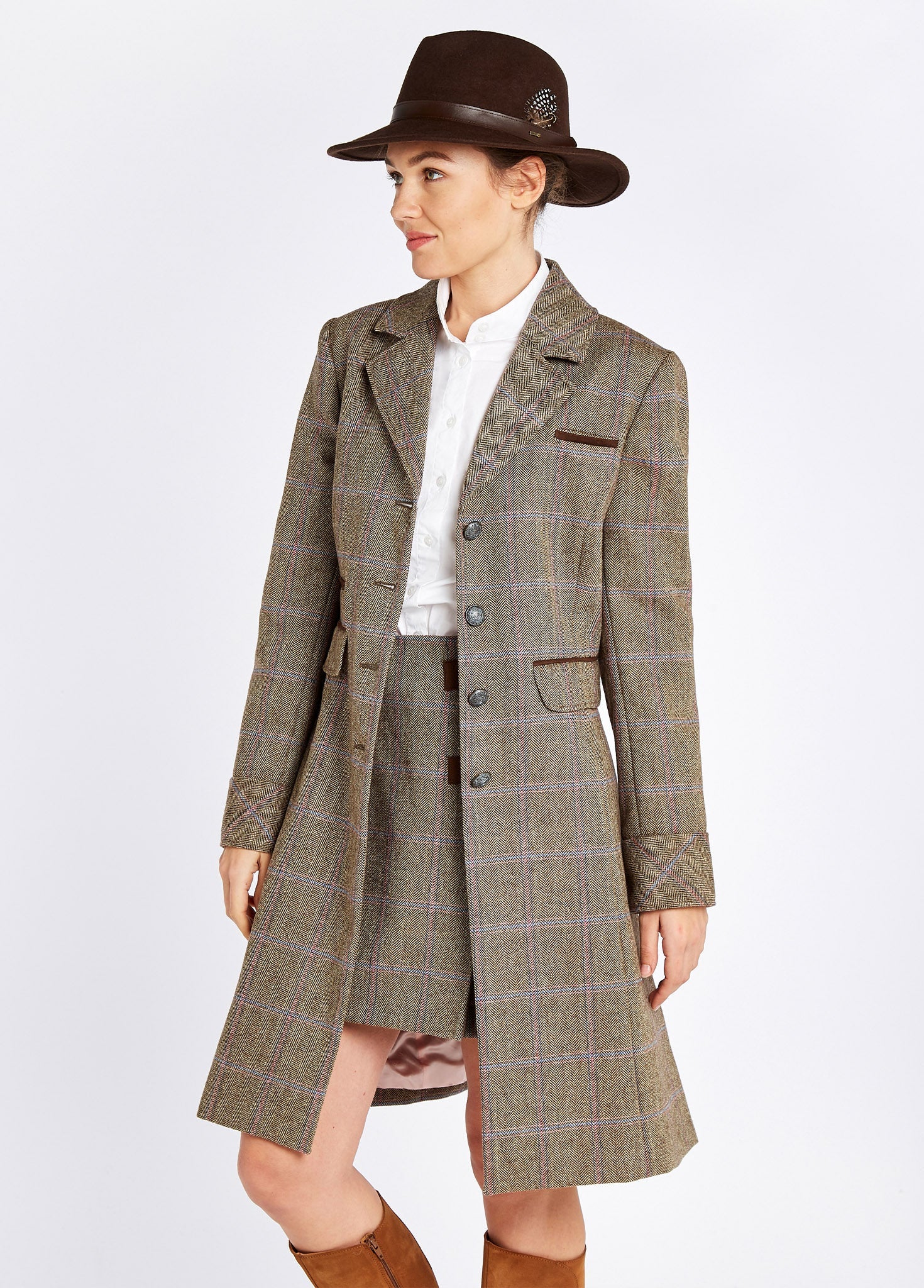 Blackthorn Tweedmantel - Woodrose