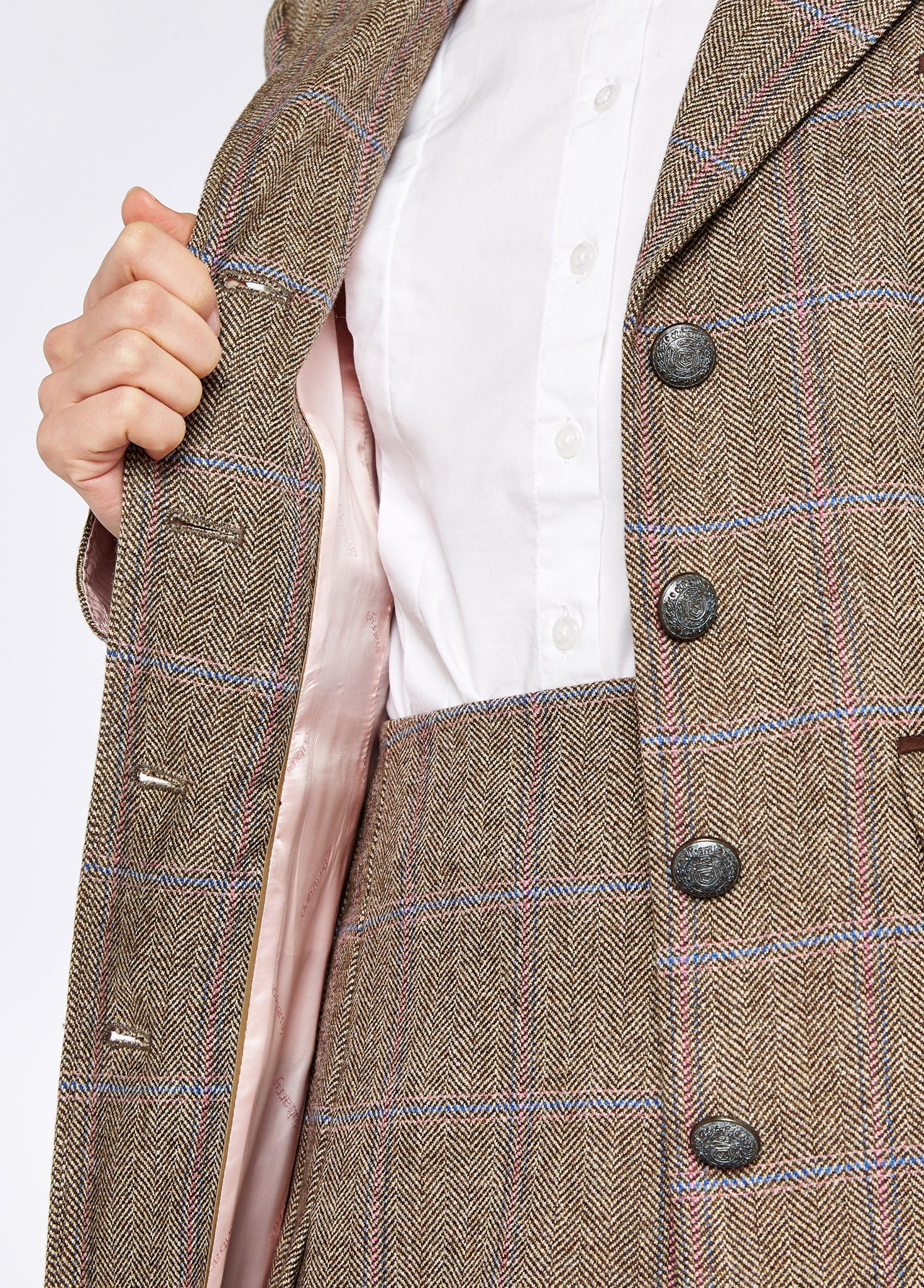 Blackthorn Tweedmantel - Woodrose