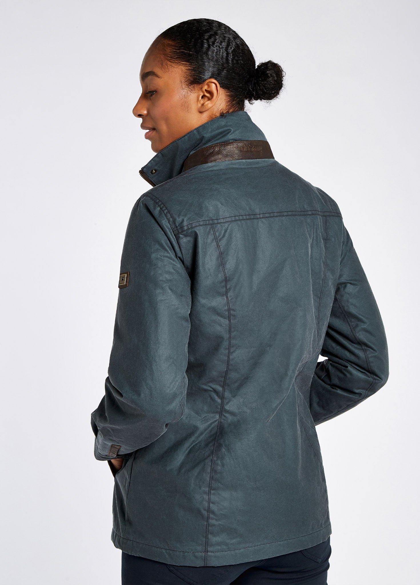 Mountrath Wachsjacke - Dark Pebble