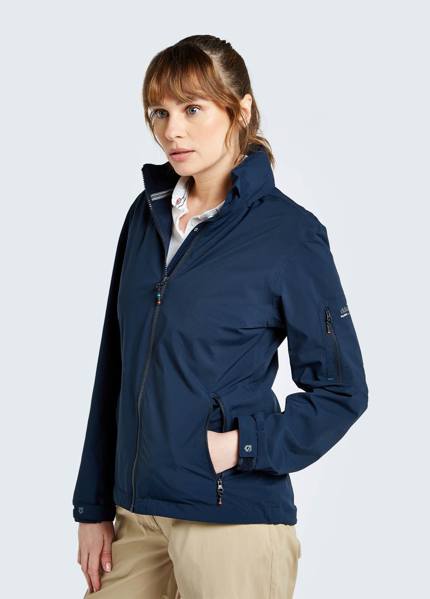 Livorno Fleecegefütterte Crew-Jacke - Navy