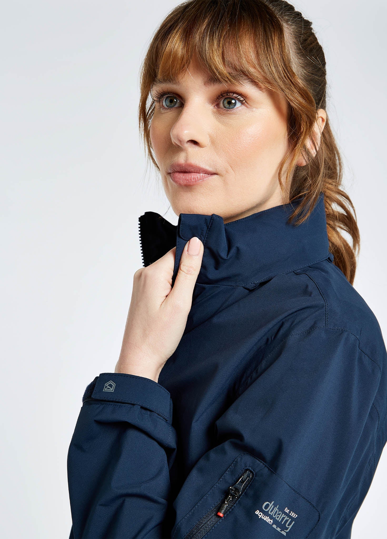 Livorno Fleecegefütterte Crew-Jacke - Navy