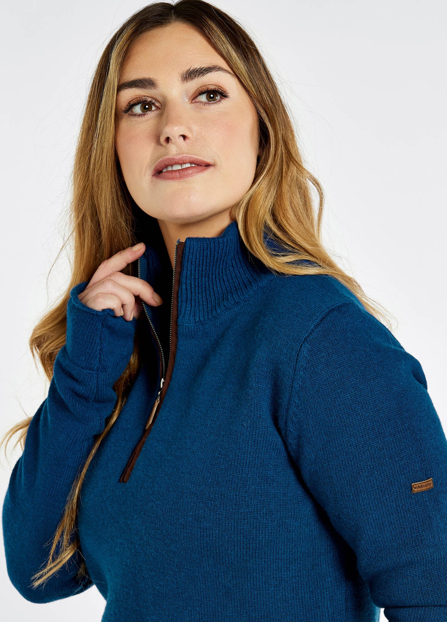 Morrisey Pullover mit Reißverschluss - Peacock Blue