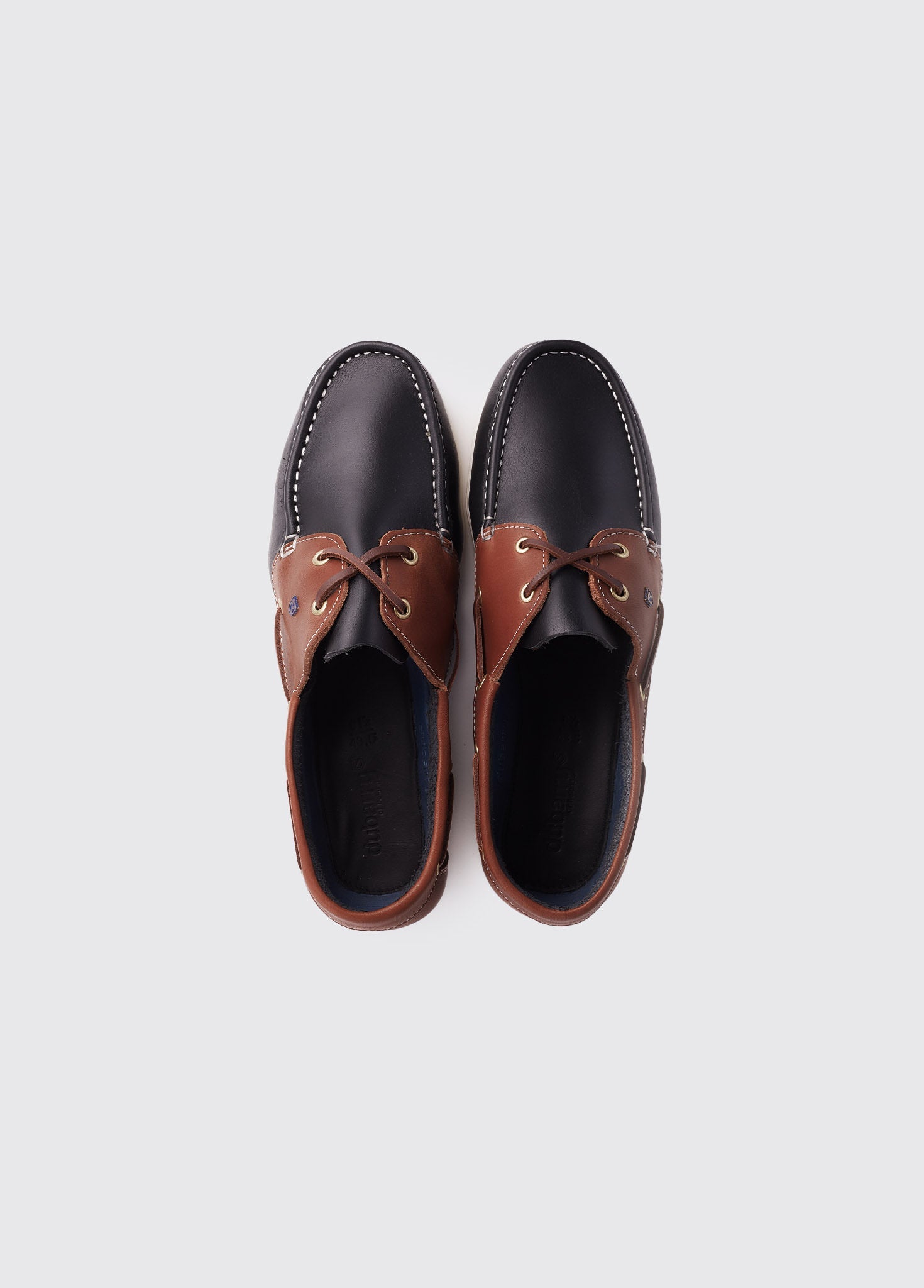 Admirals Herren Bootsschuh - Navy/Brown