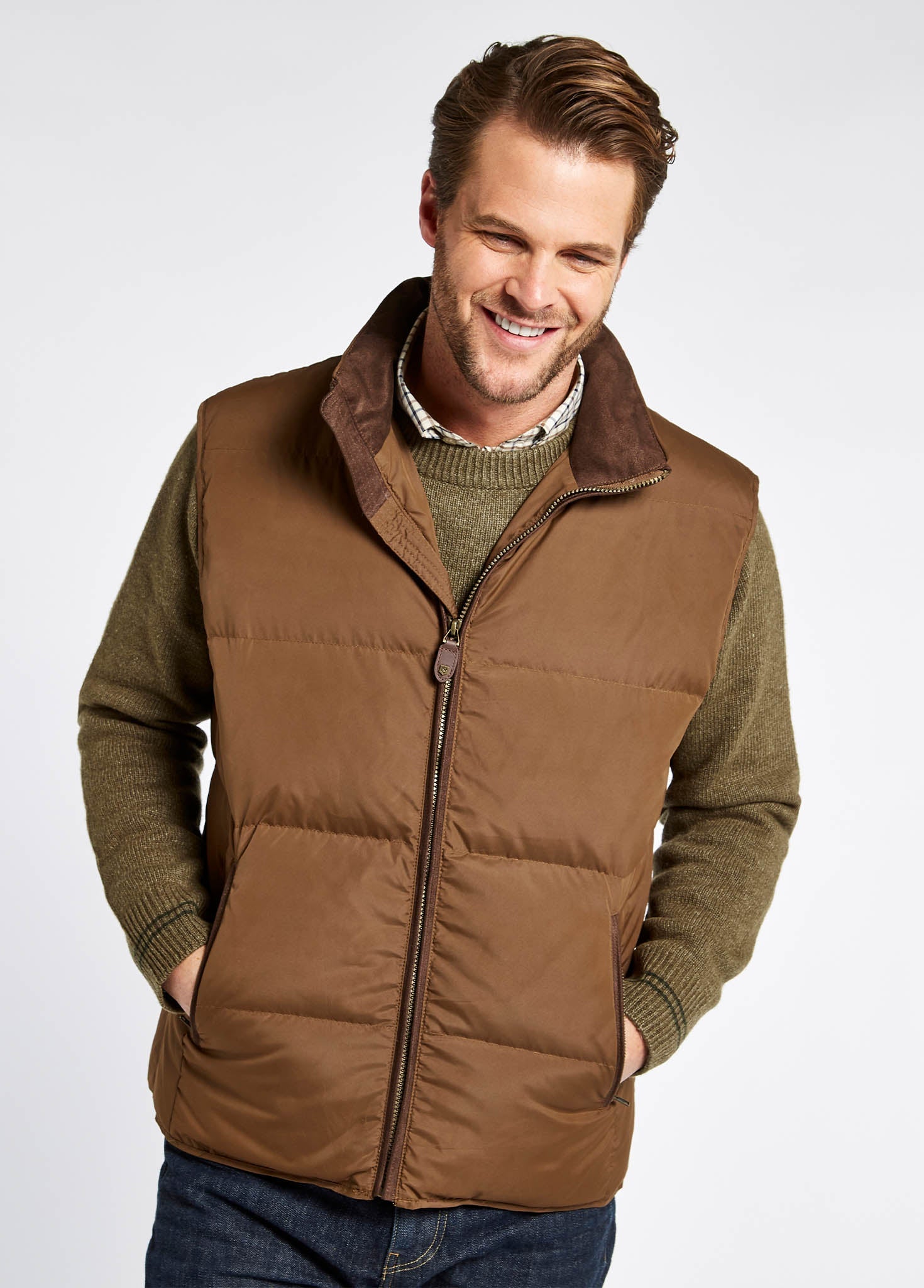 Graystown Daunenweste - Walnut