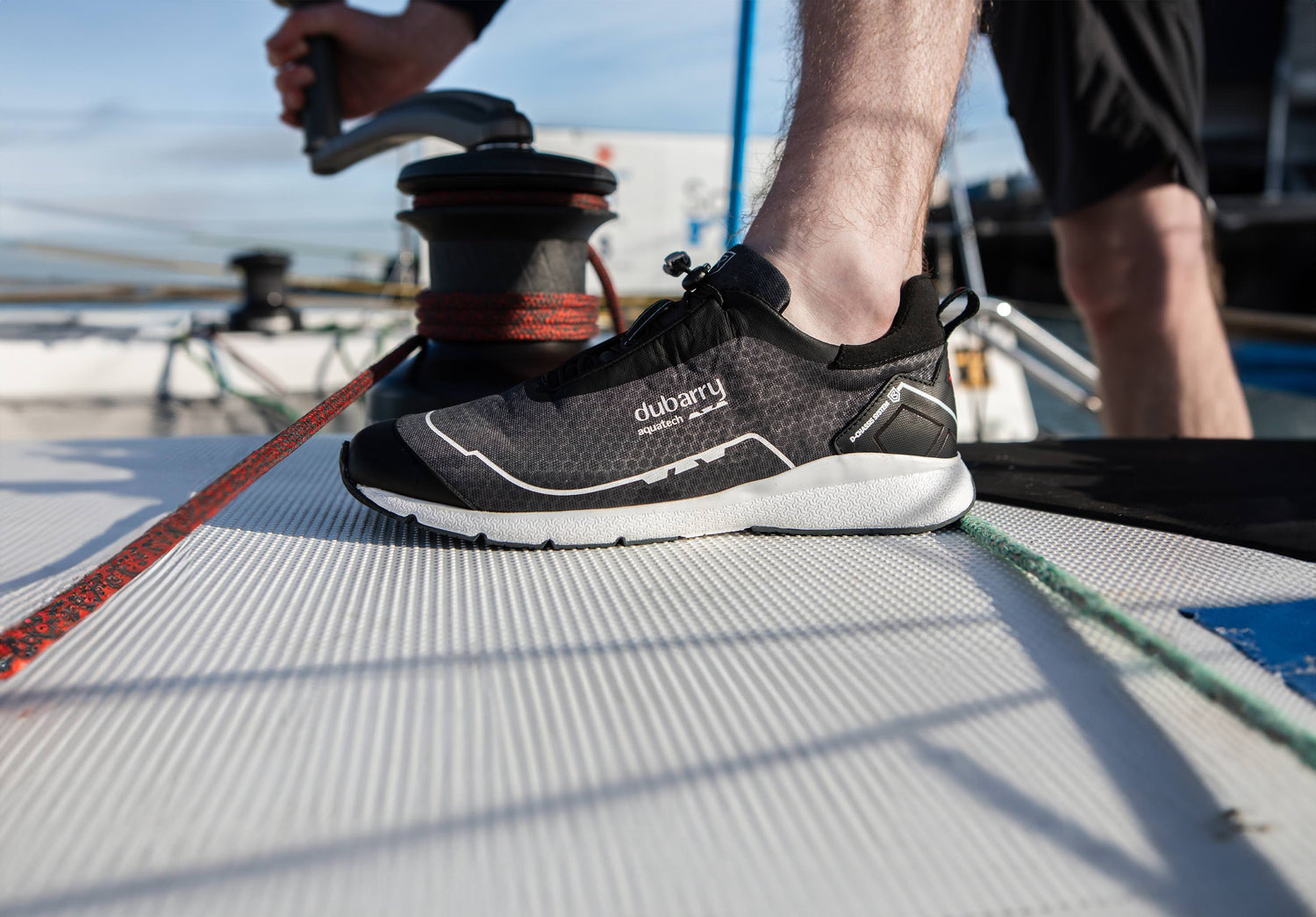 Mauritius Leichter Segelsneaker - Carbon