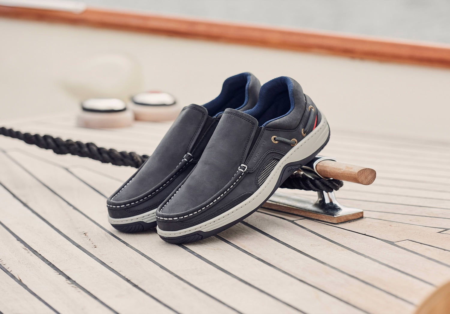 Yacht Slip-On Bootsschuh - Navy