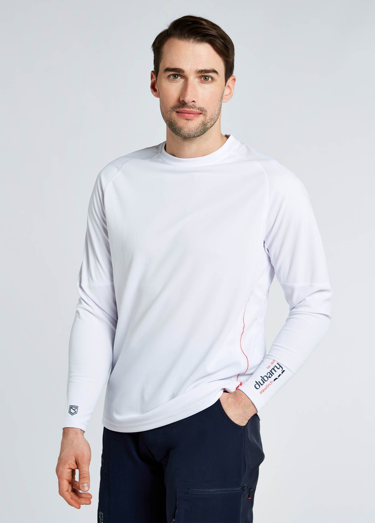 Ancona Langarmshirt Herren - White
