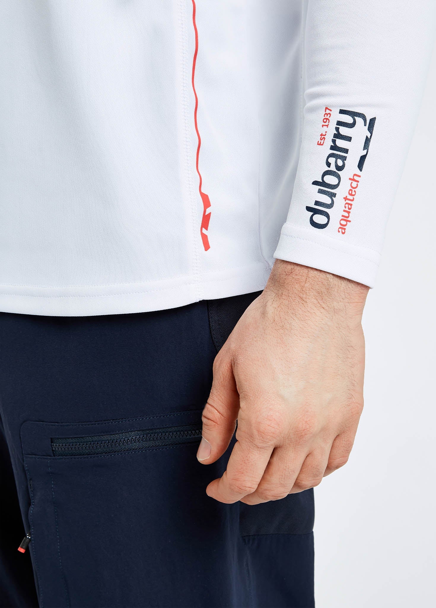Ancona Langarmshirt Herren - White