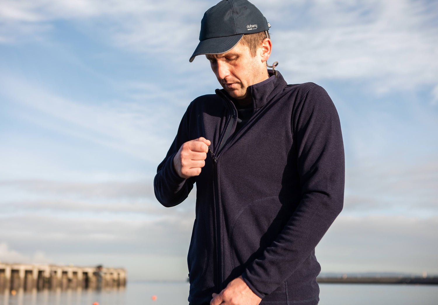Mustique Fleecejacke - Navy