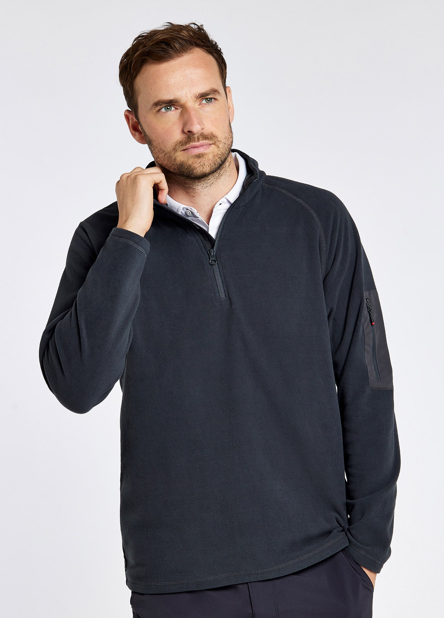 Valencia Herren Fleecepullover - Graphite