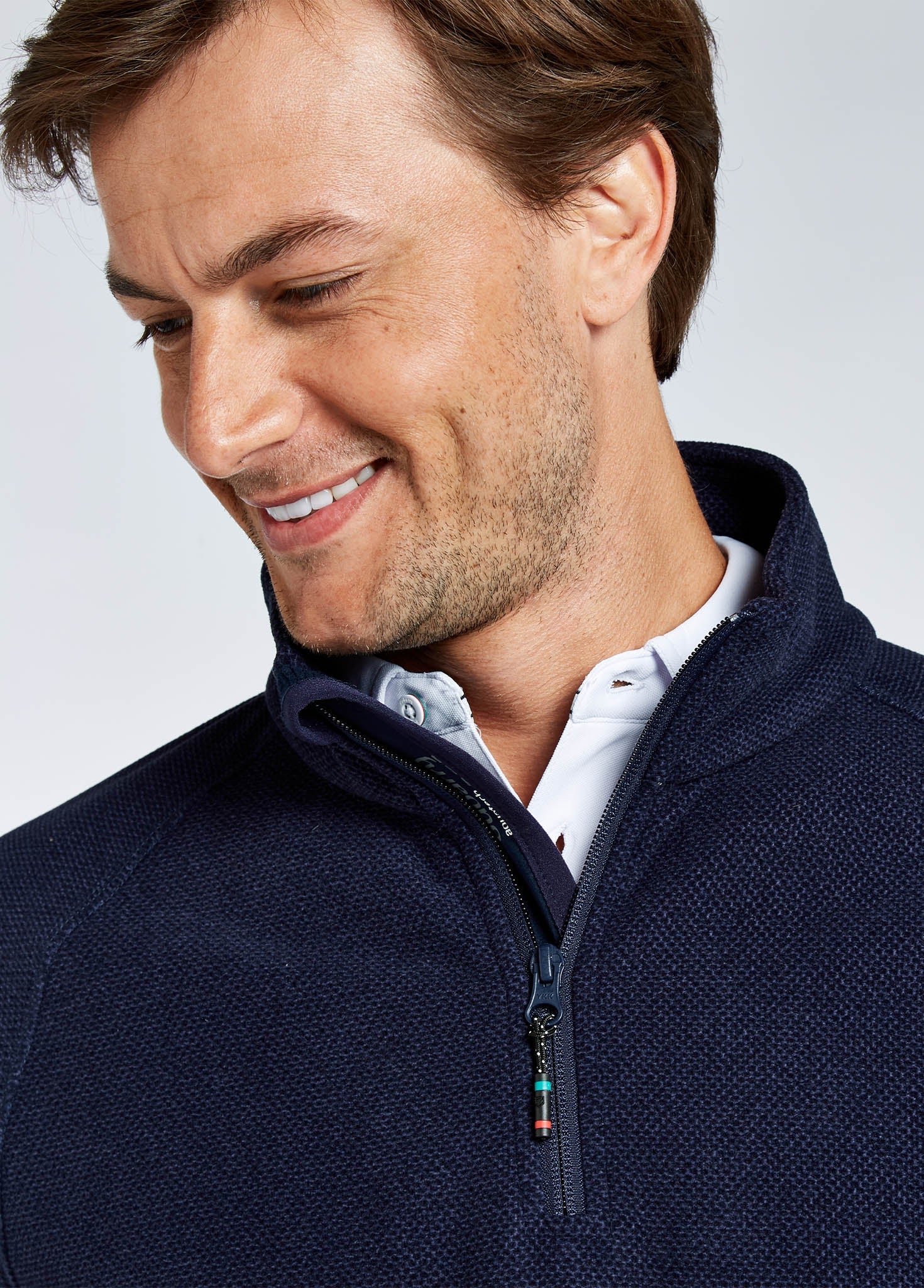Monaco Herren Fleecepullover - Navy