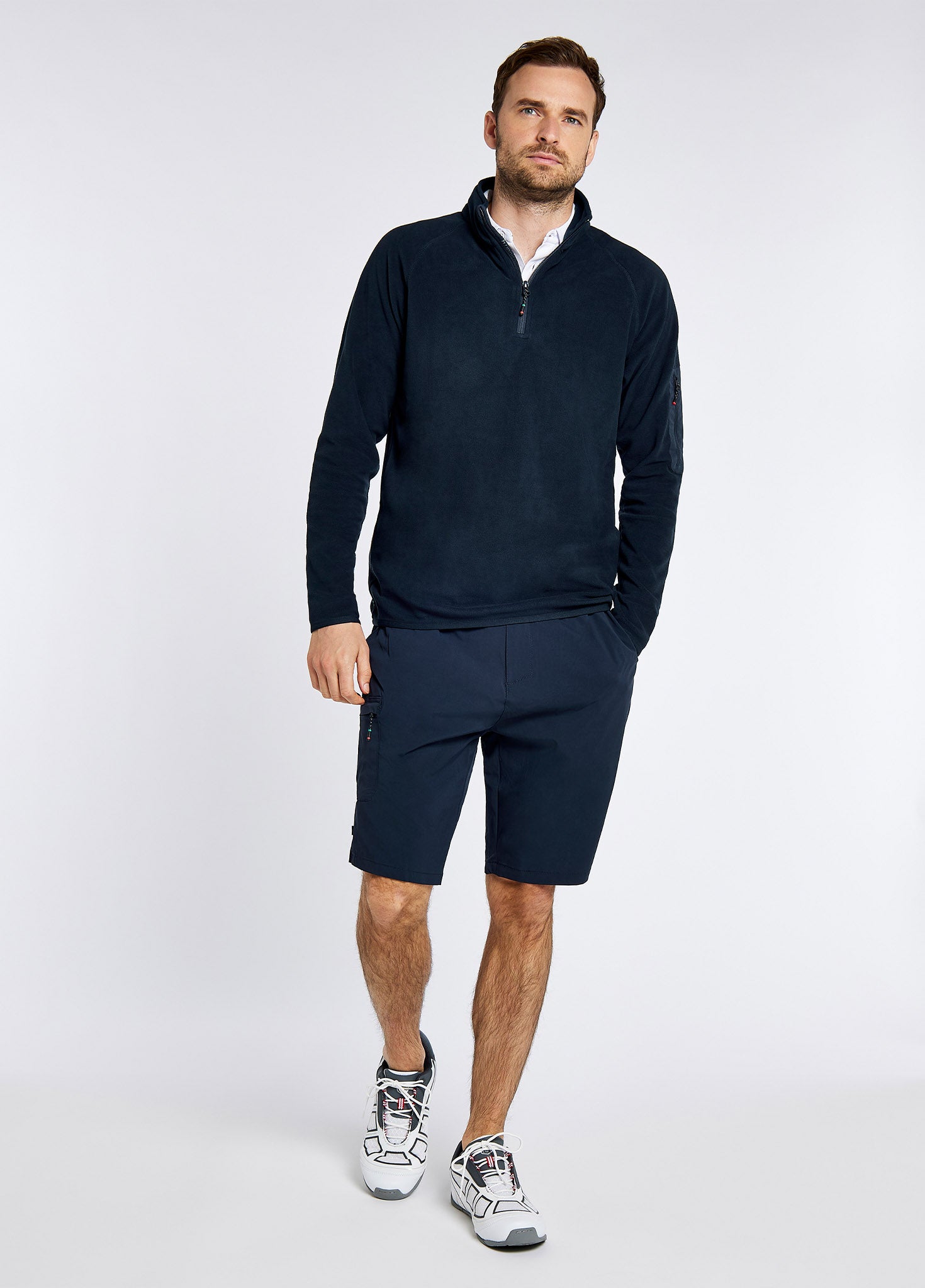 Valencia Herren Fleecepullover - Navy