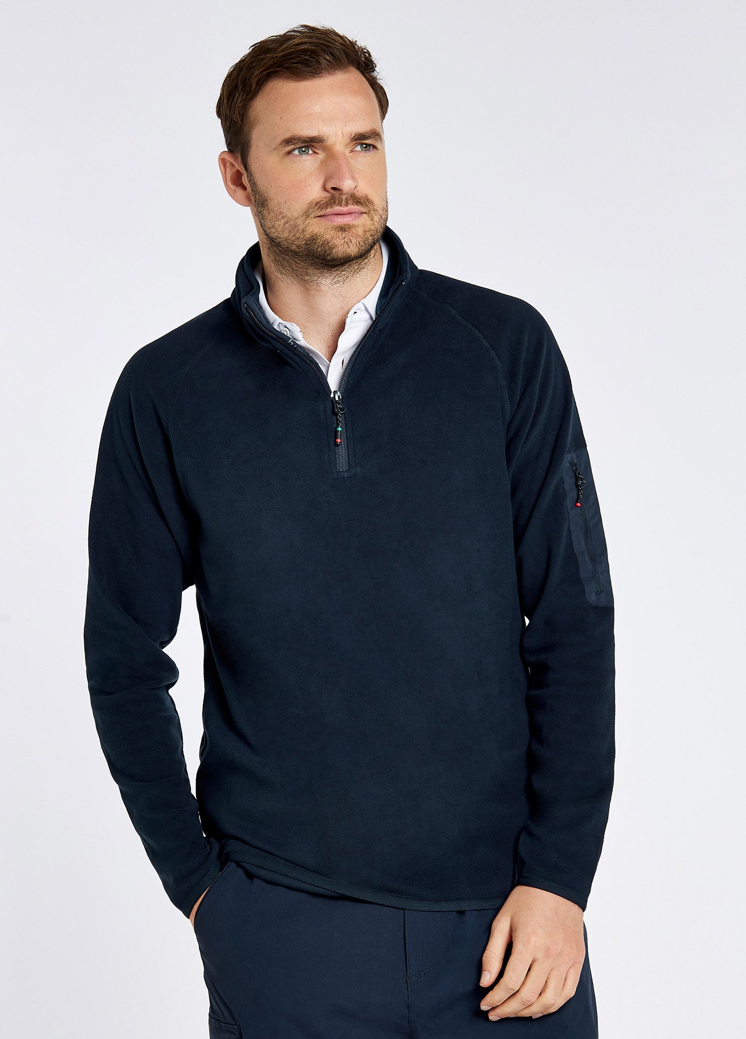 Valencia Herren Fleecepullover - Navy