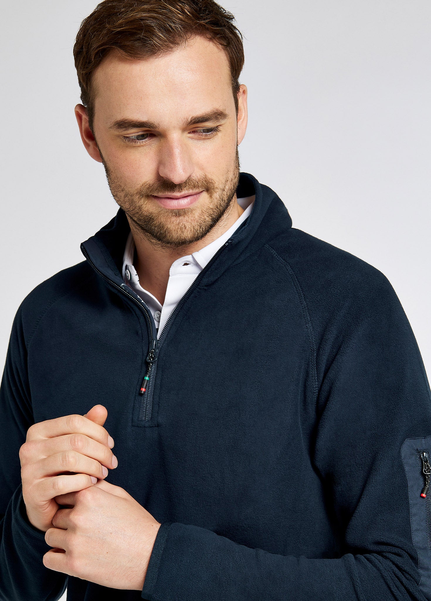 Valencia Herren Fleecepullover - Navy