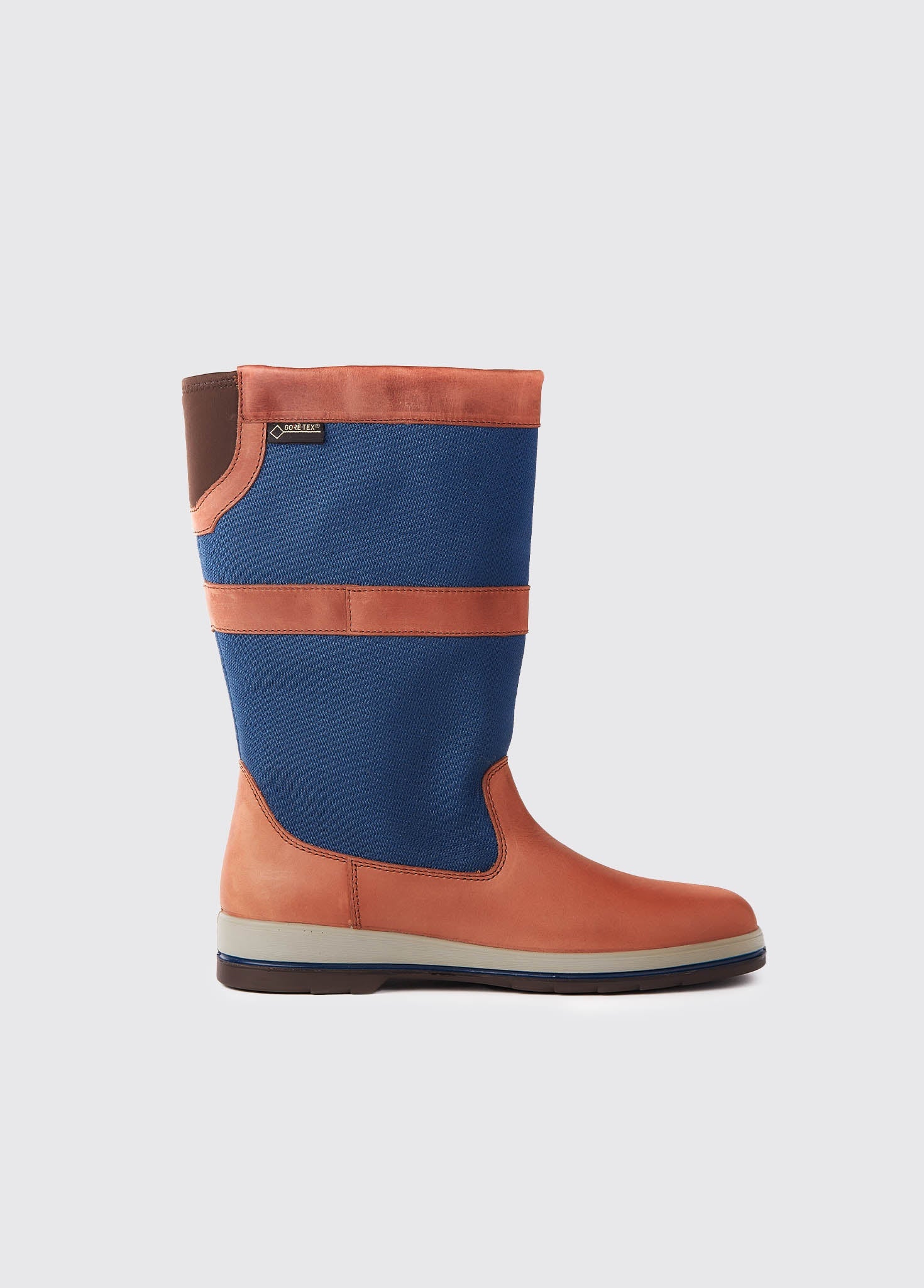 Shamrock Herren Segelstiefel - Navy/Brown