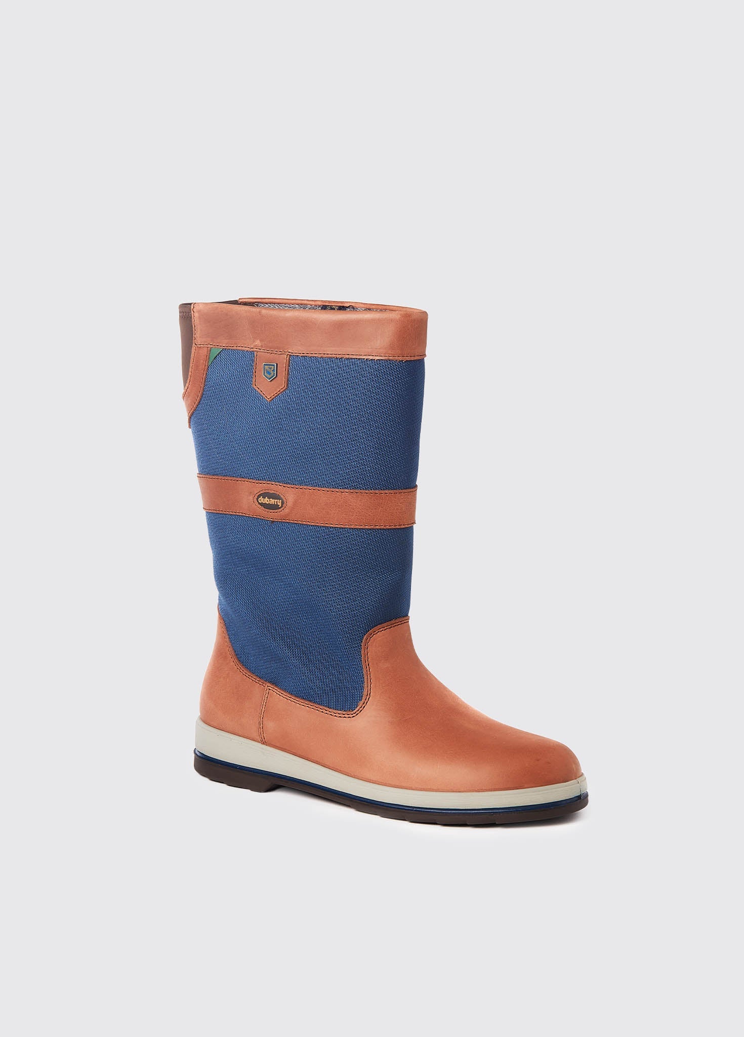 Shamrock Herren Segelstiefel - Navy/Brown