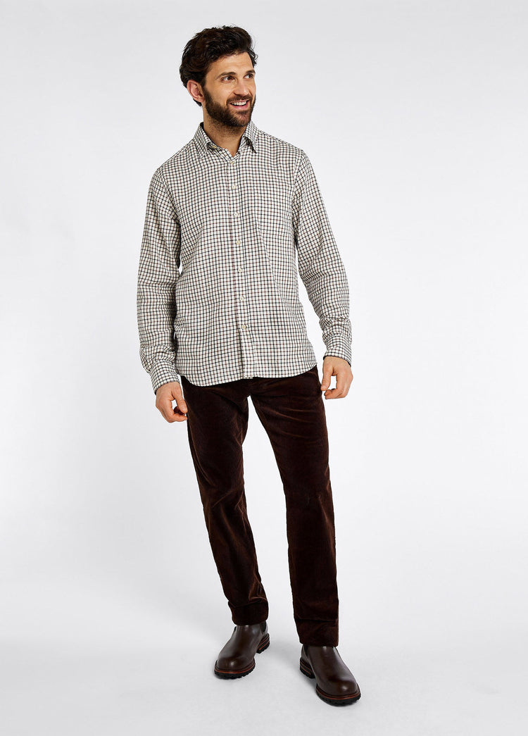 Connell Tattersall Hemd - Ox Blood