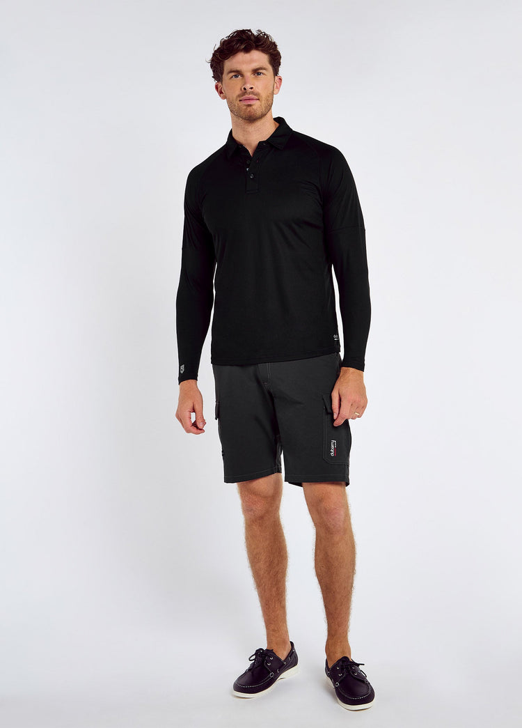 Piraeus Technical Poloshirt  - Black