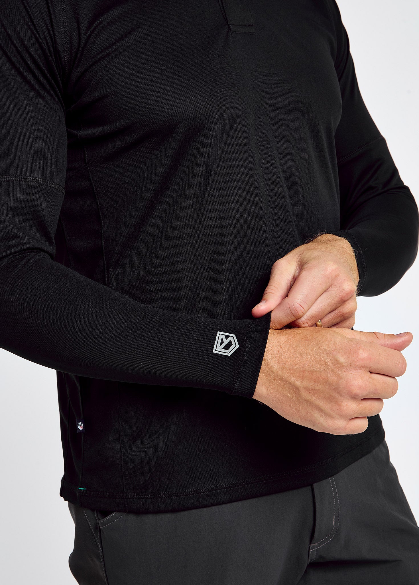 Piraeus Technical Poloshirt  - Black