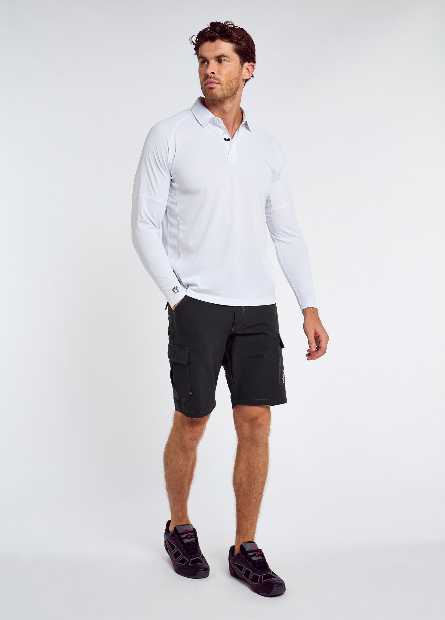 Piraeus Technical Poloshirt  - White