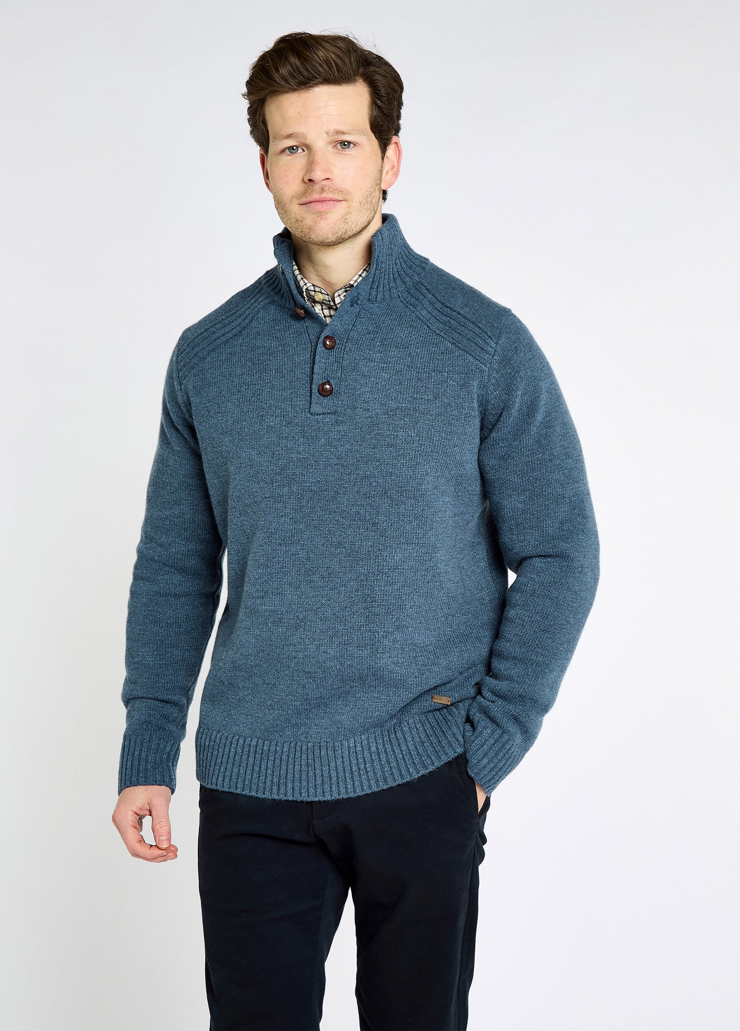 Shields Strickpullover - Indigo