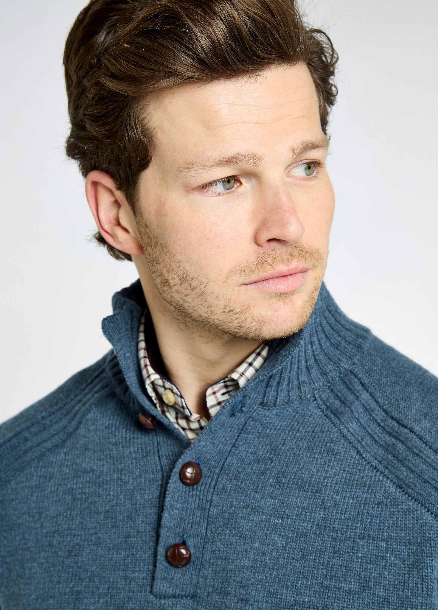 Shields Strickpullover - Indigo