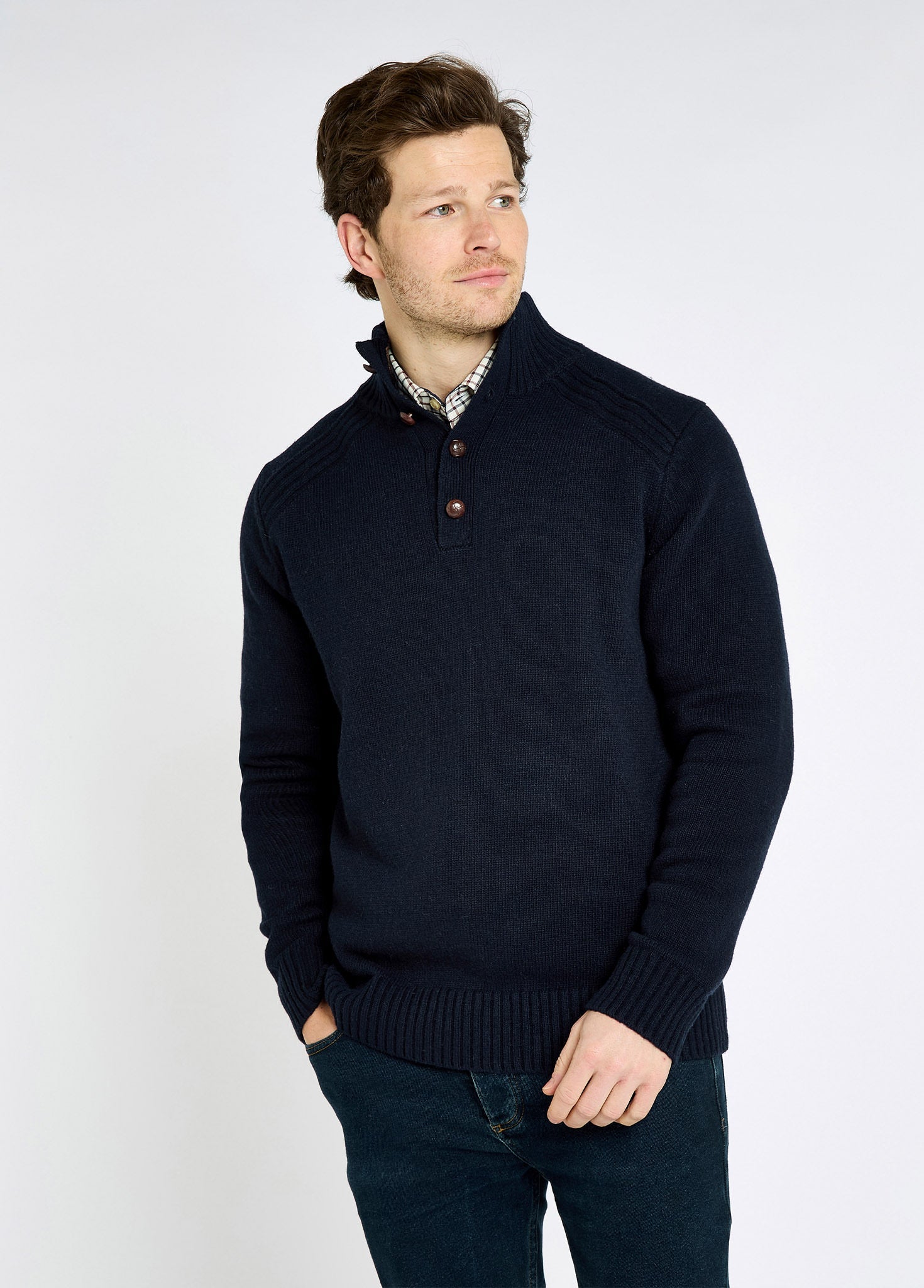Shields Strickpullover - Navy